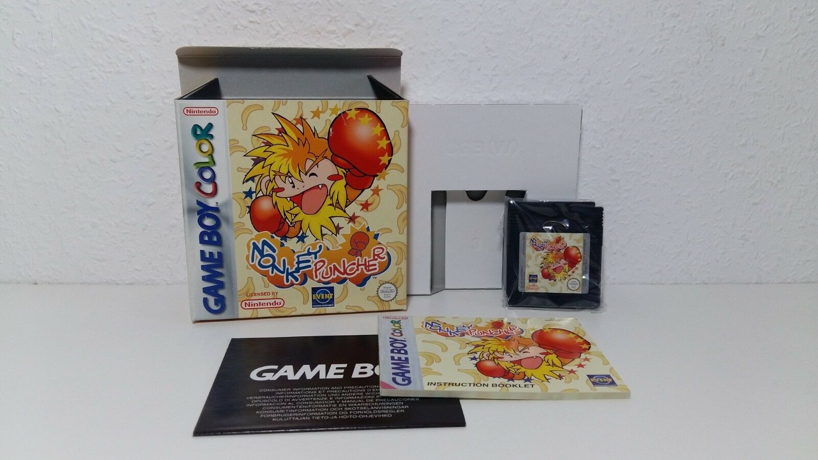 Nintendo Gameboy Color Spiel " Monkey Puncher "