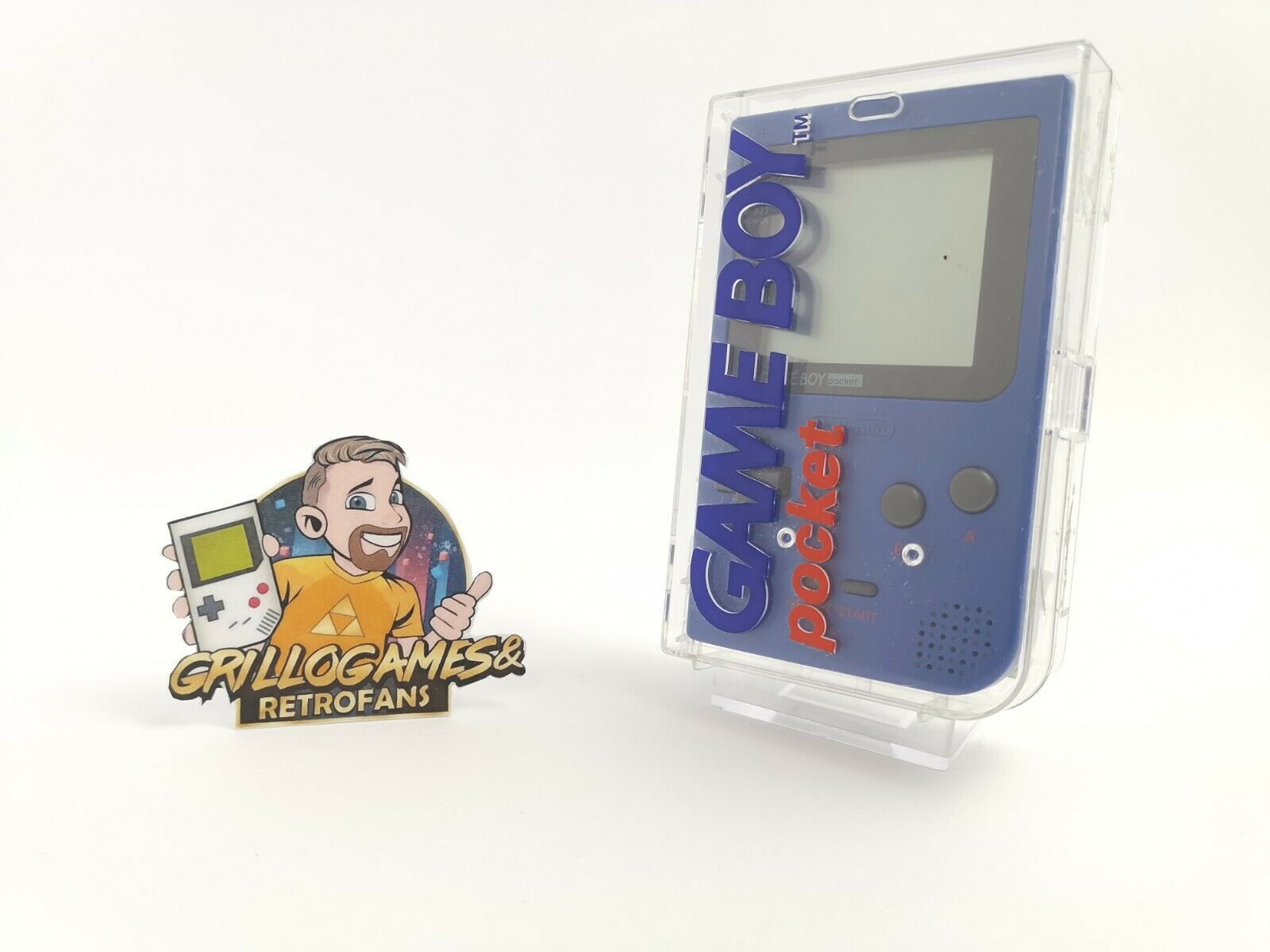 Nintendo Gameboy Pocket Konsole " Blau " mit Case | Ovp | Game Boy