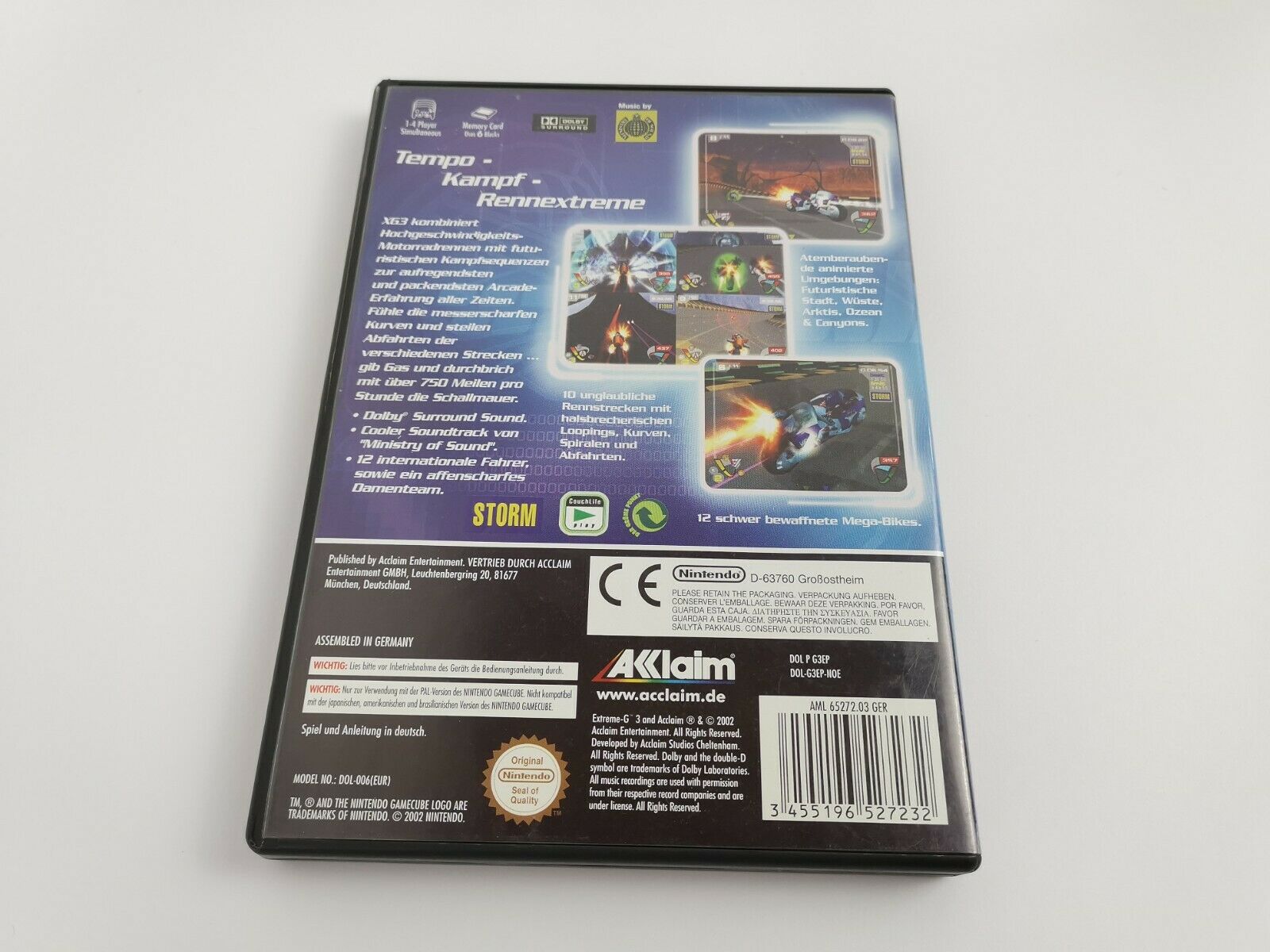 Nintendo Gamecube Spiel " Extreme-G Racing " Game Cube | OVP | dt. PAL