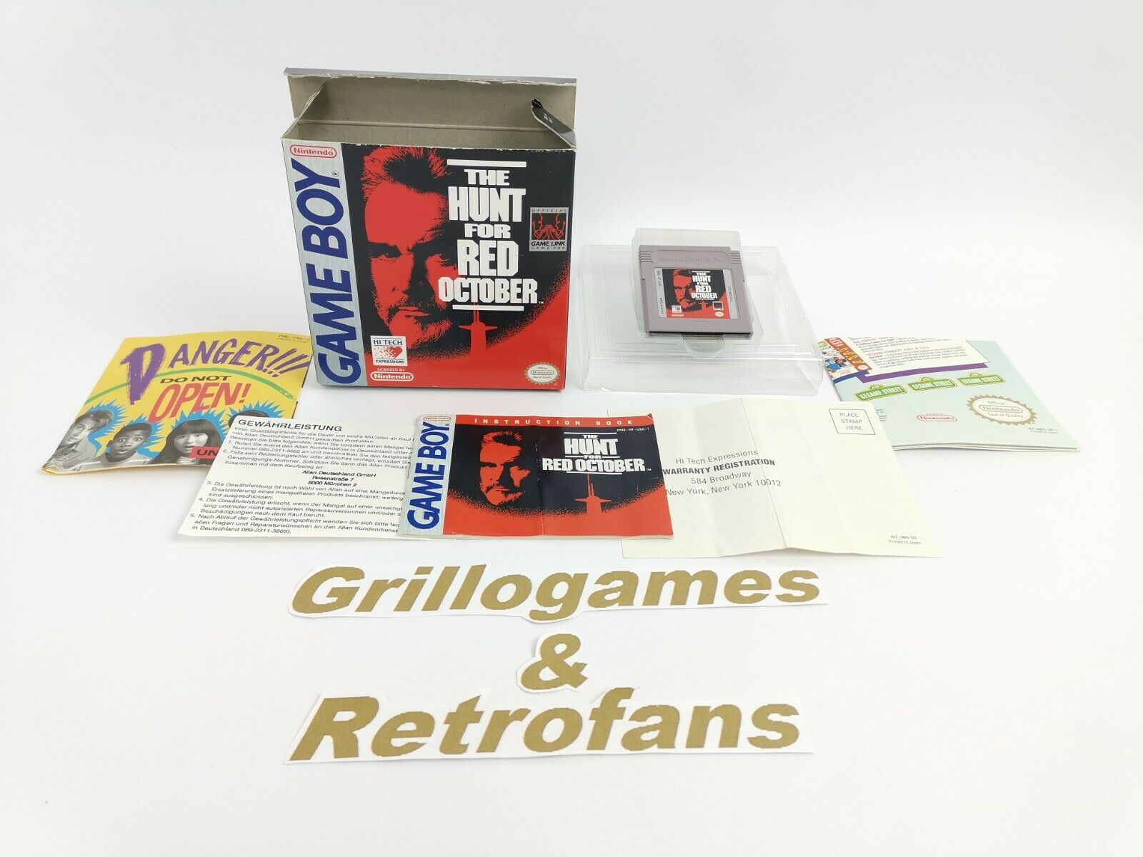 Nintendo Gameboy Classic Spiel " The Hunt For Red October " | Ovp | GB | Ntsc