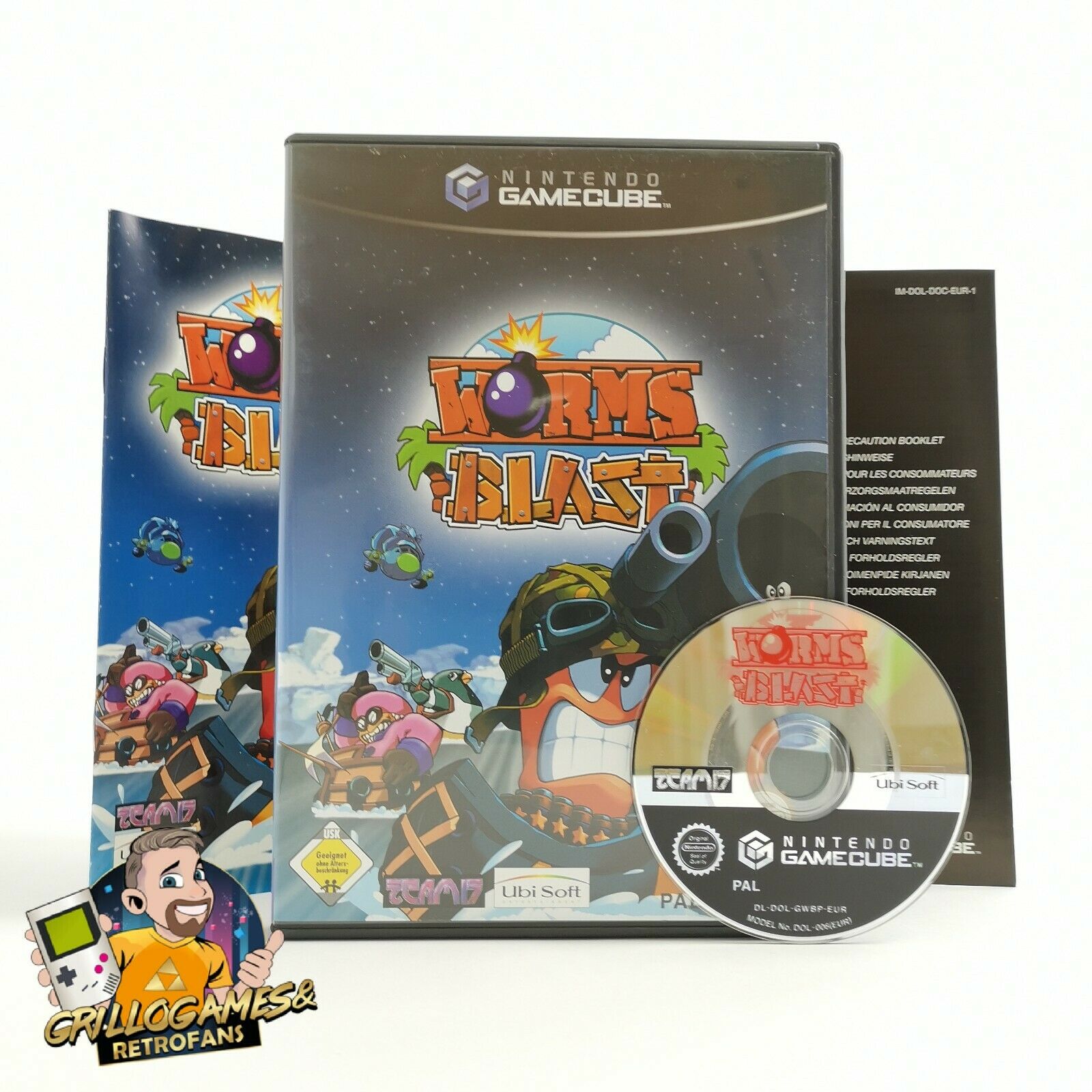Nintendo Gamecube Spiel " Worms Blast " GC GameCube | OVP | PAL