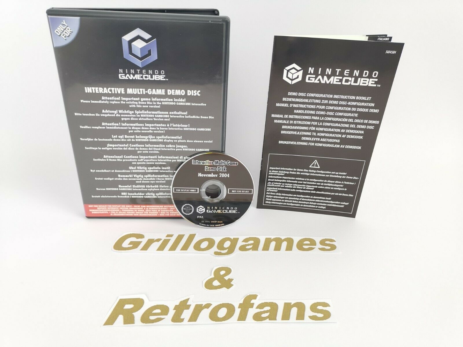 Nintendo Gamecube Spiel " Interactive Multi-Game Demo Disk November 2004 " Ovp