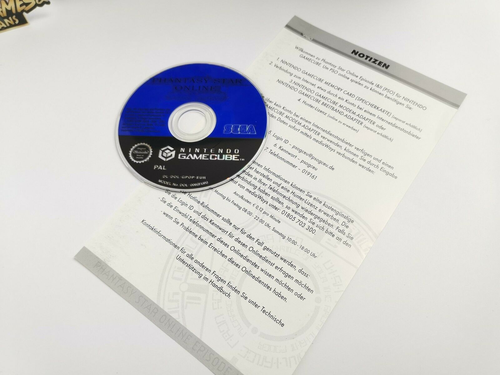 Nintendo Gamecube Spiel " Phantasy Star Online Episode I & II " Game Cube | Ovp