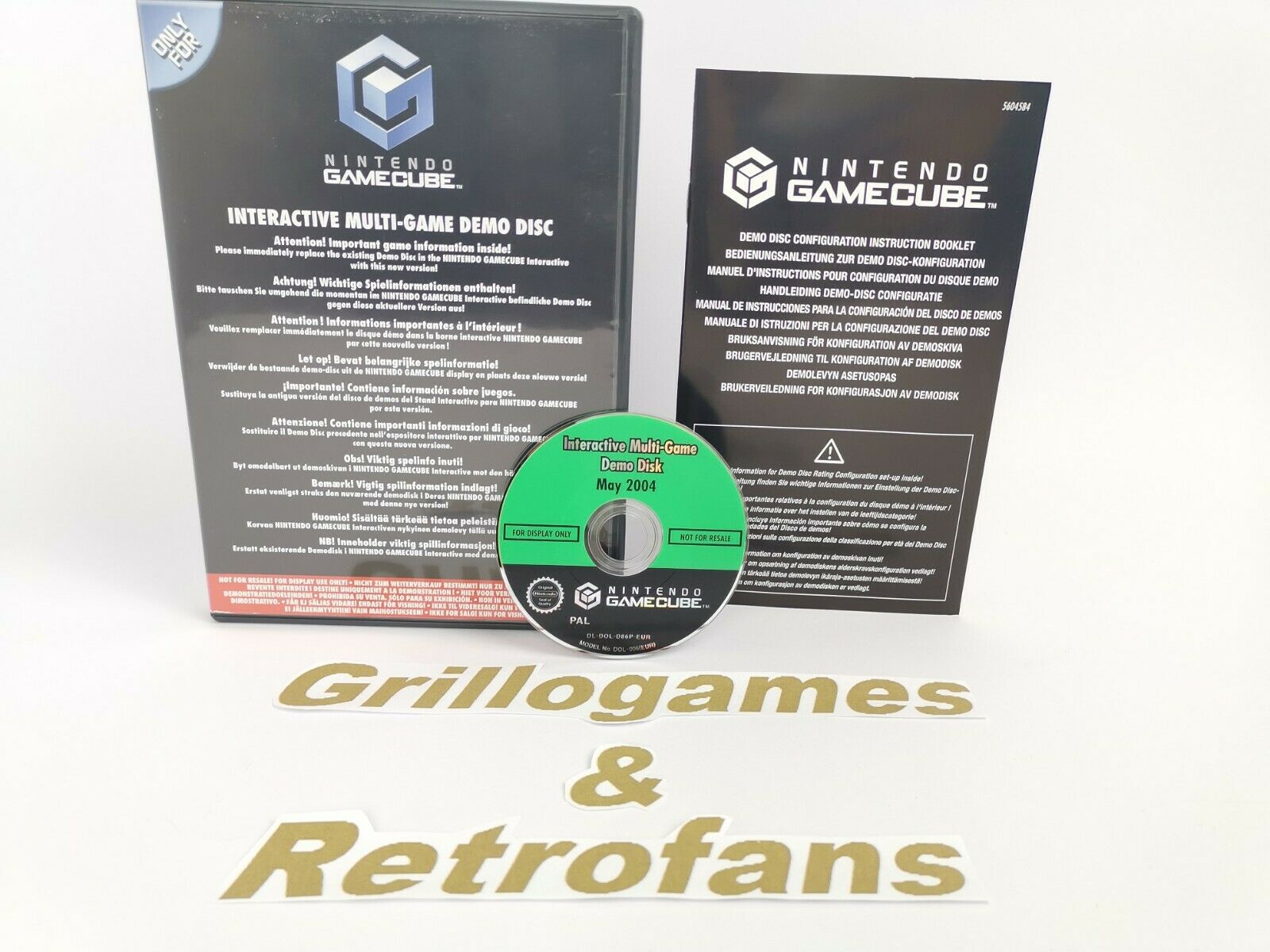 Nintendo Gamecube Spiel " Interactive Multi-Game Demo Disk May 2004 " Ovp