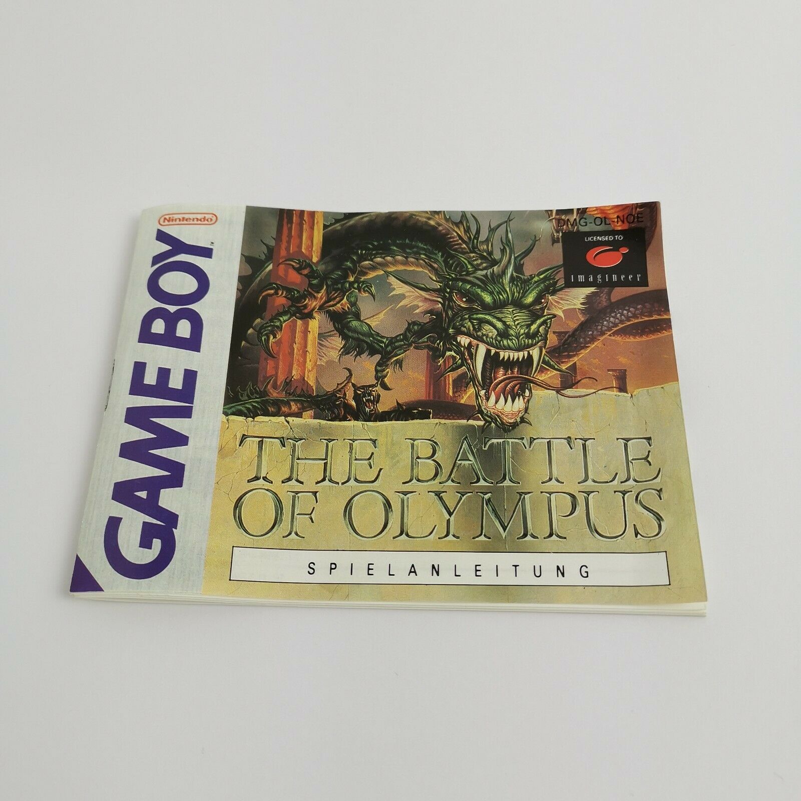 Nintendo Gameboy Classic Spiel " The Battle of Olympus " Game Boy | OVP PAL OL