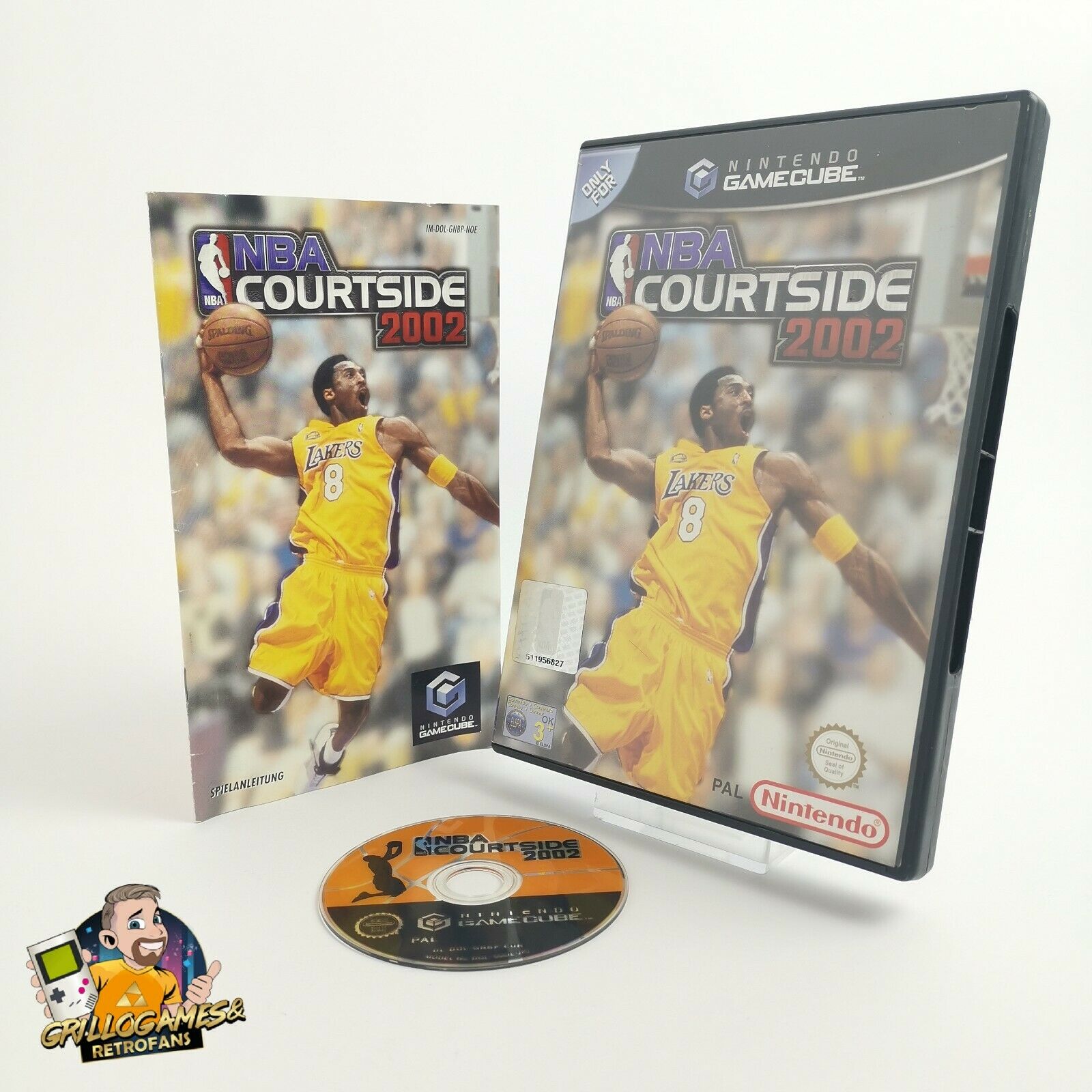 Nintendo Gamecube Spiel " NBA Courtside 2002 " Game Cube | OVP | PAL Basketball