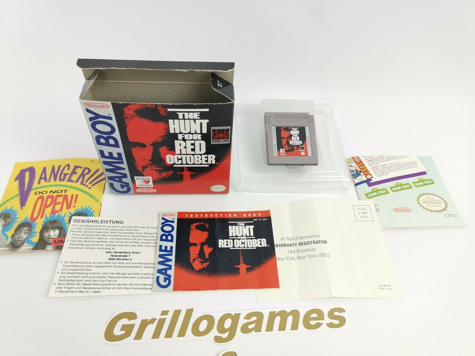 Nintendo Gameboy Classic Spiel " The Hunt For Red October " | Ovp | GB | Ntsc
