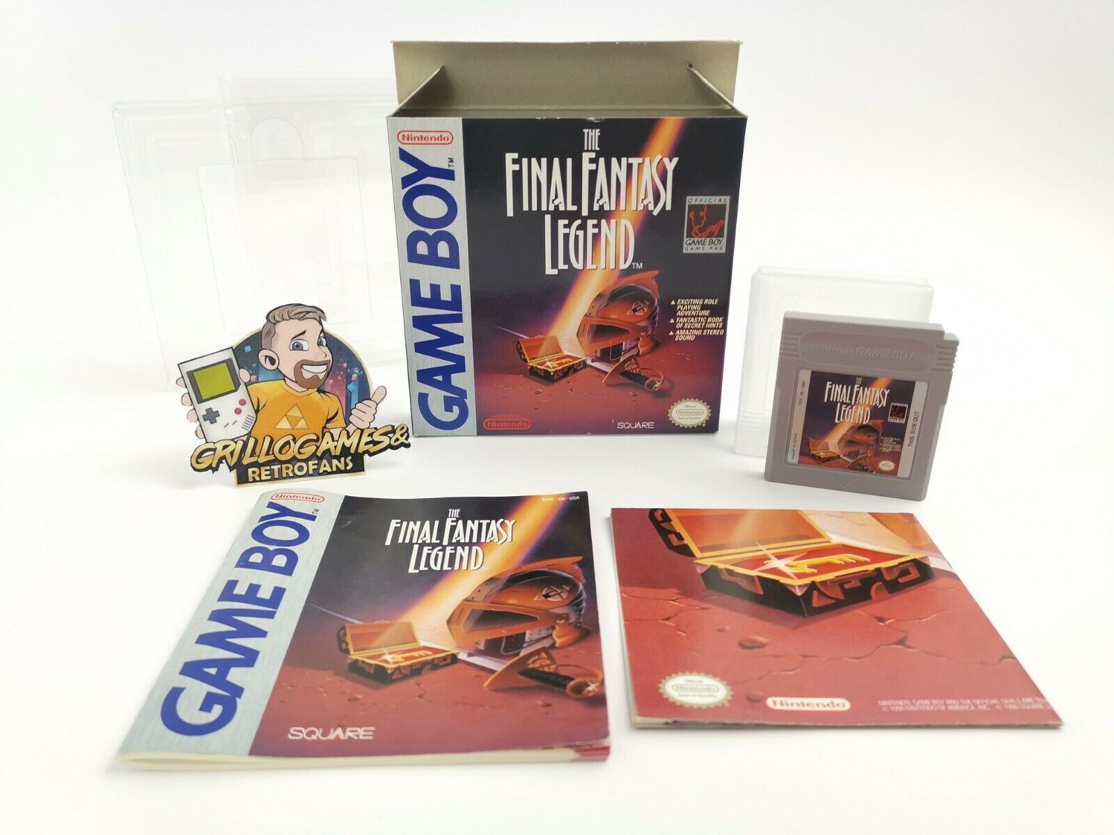 Nintendo Gameboy Classic Spiel " The Final Fantasy Legend " Ovp | NTSC |Game Boy