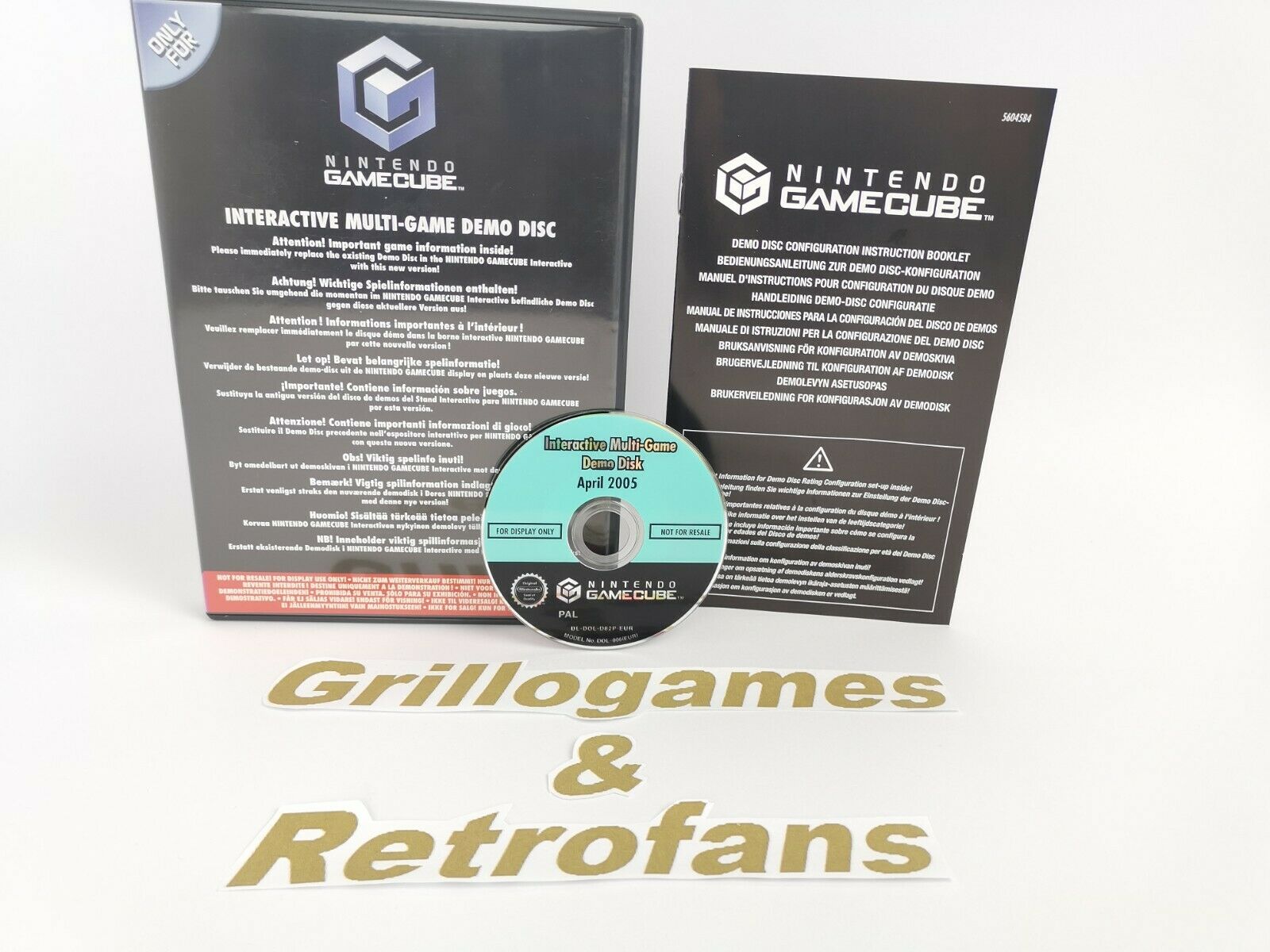 Nintendo Gamecube Spiel " Interactive Multi-Game Demo Disk April 2005 " Ovp
