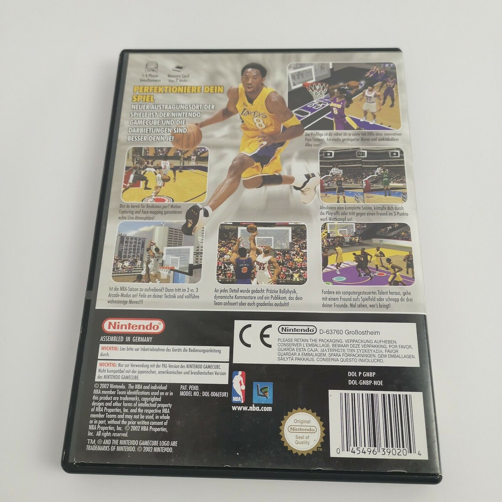 Nintendo Gamecube Spiel " NBA Courtside 2002 " Game Cube | OVP | PAL Basketball