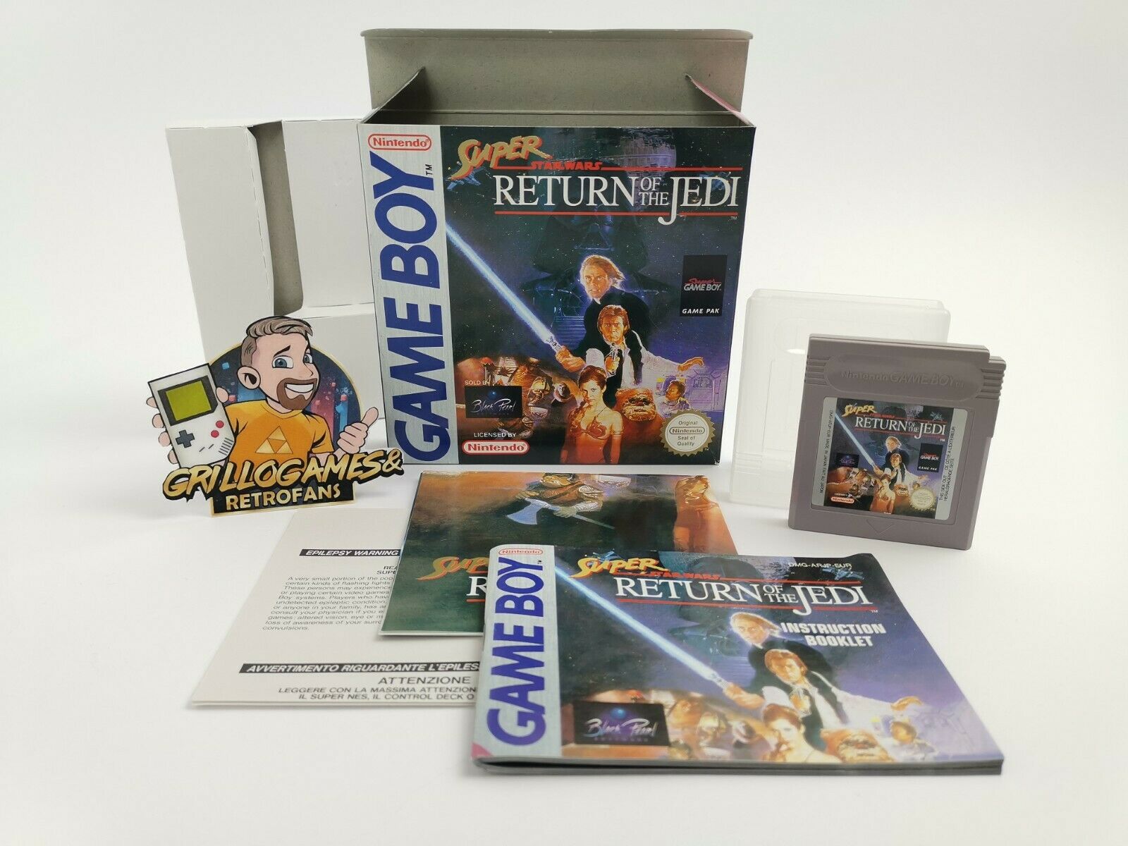 Nintendo Gameboy Classic Spiel " Super Star Wars Return of the Jedi " Ovp | Pal