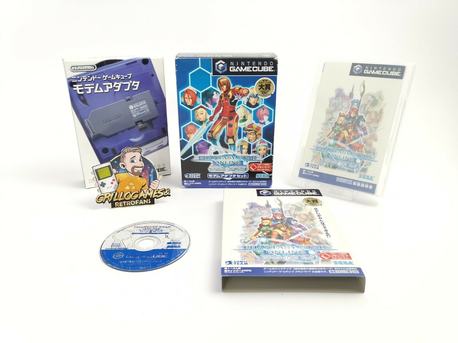 Nintendo Gamecube Spiel " Phantasy Star Online Episode I & II " Ovp | Ntsc-Japan