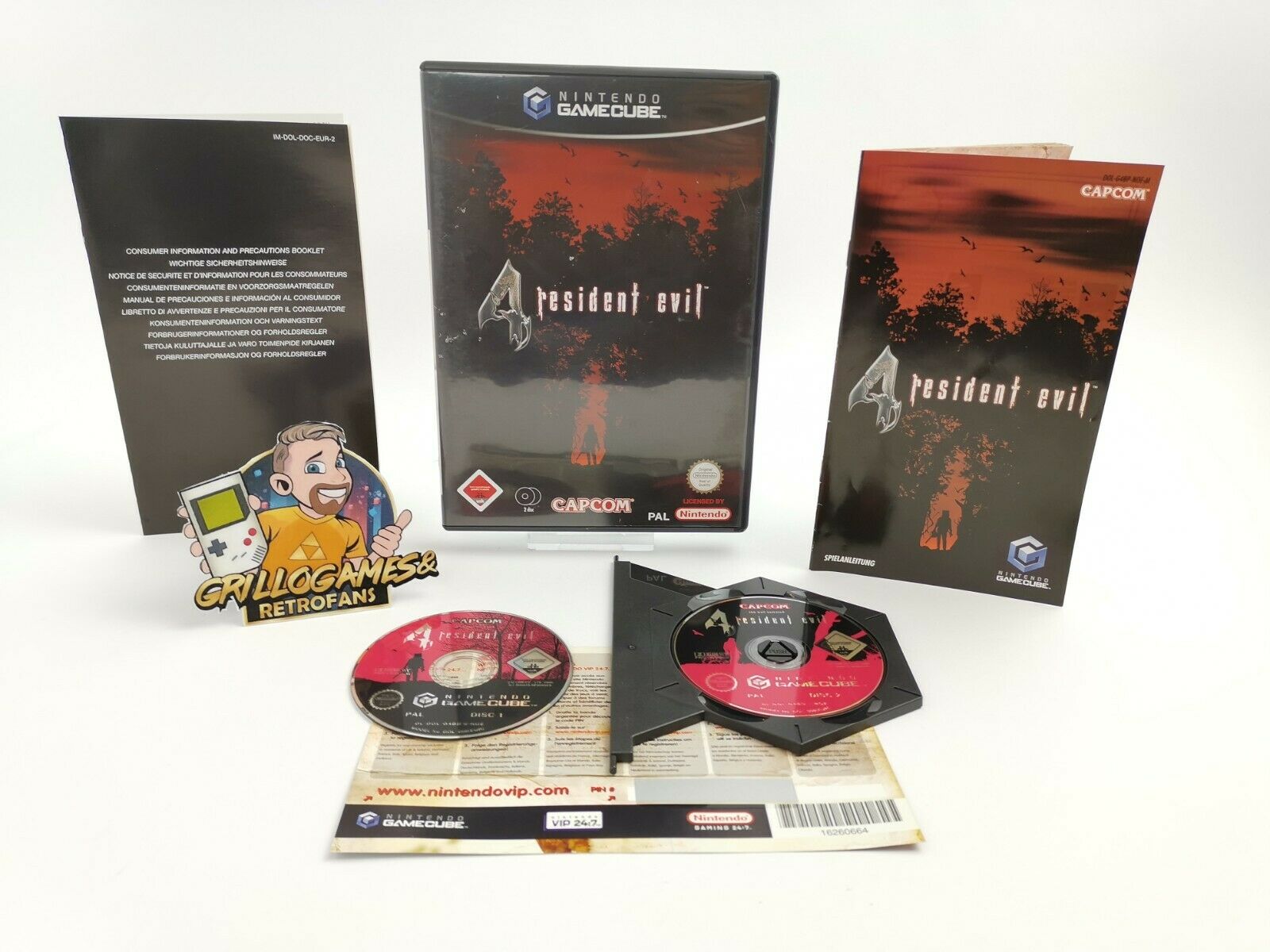 Nintendo Gamecube Spiel " Resident Evil 4 " Game Cube | Ovp | Pal