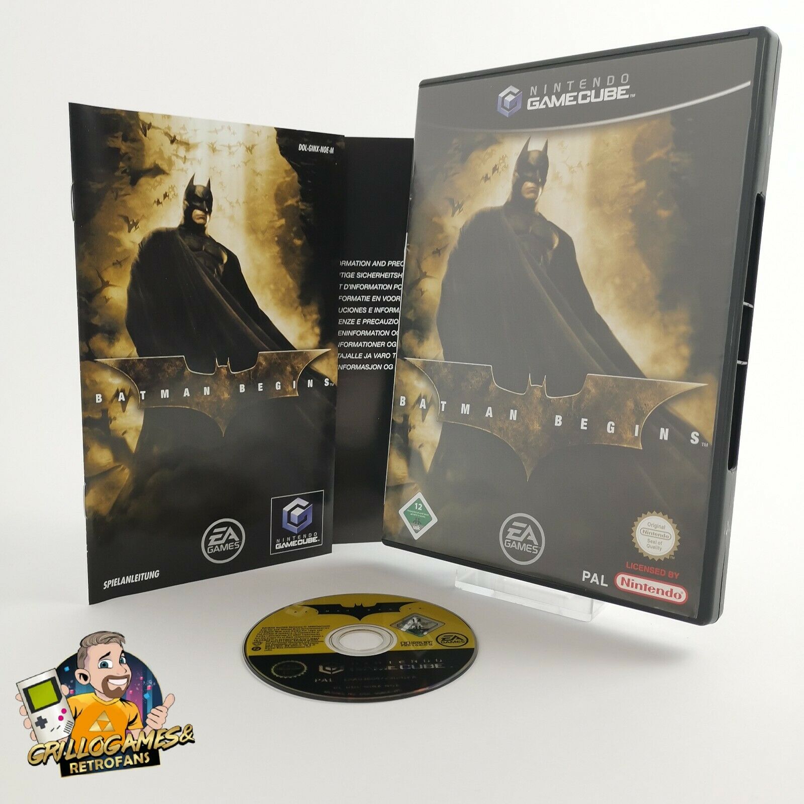Nintendo Gamecube Spiel " Batman Begins " GC Bat-Man GameCube | OVP PAL NOE