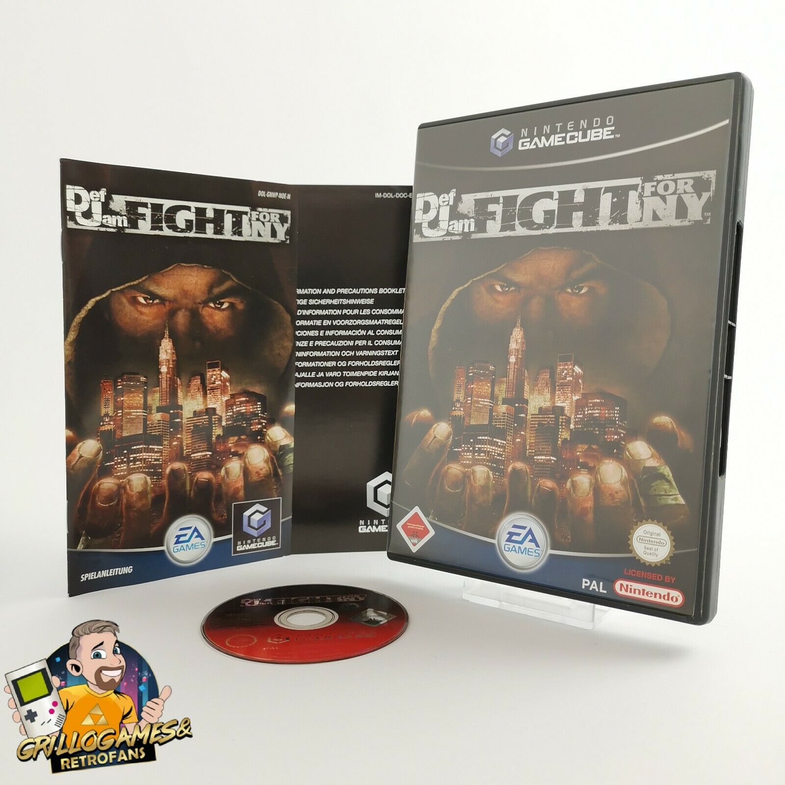 Nintendo Gamecube Spiel " Def Jam Fight For NY " GC Defjam | OVP | PAL NOE USK18