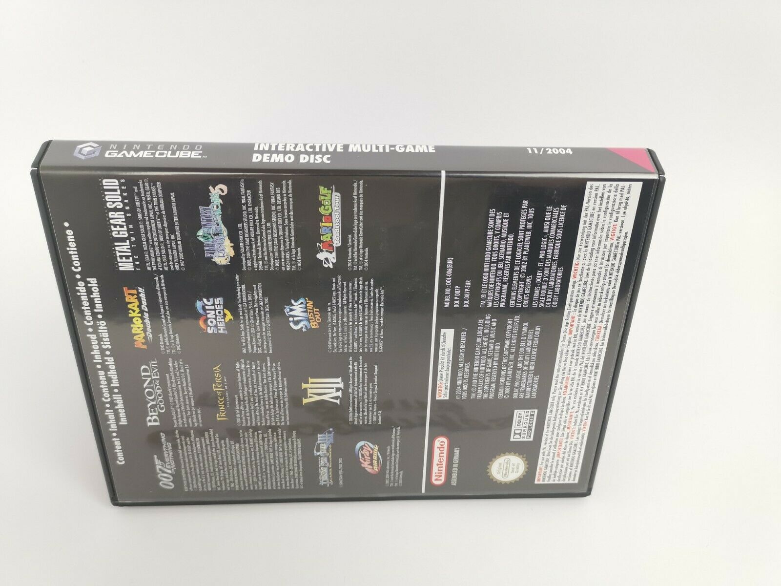 Nintendo Gamecube Spiel " Interactive Multi-Game Demo Disk March 2004 " Ovp