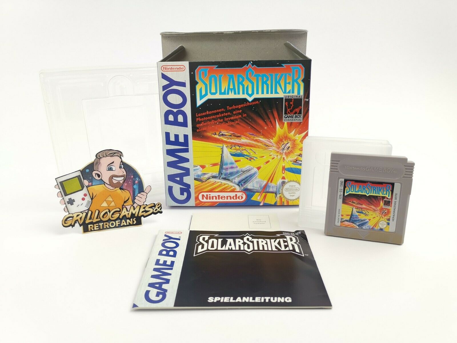 Nintendo Gameboy Classic Spiel " Solarstriker " Ovp | Pal | NOE-1 Game Boy