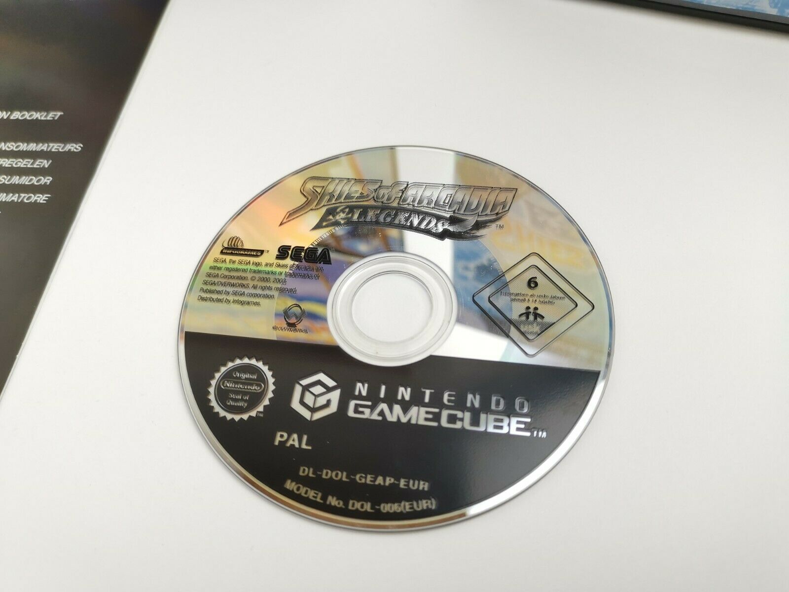 Nintendo Gamecube Spiel " Skies of Arcadia Legends + Strategy Guide " Ovp | GC