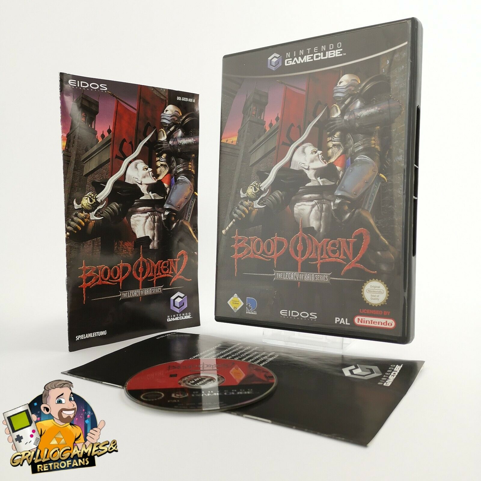 Nintendo Gamecube Spiel " Blood Omen 2 The Legacy of Kain Series " OVP | PAL NOE