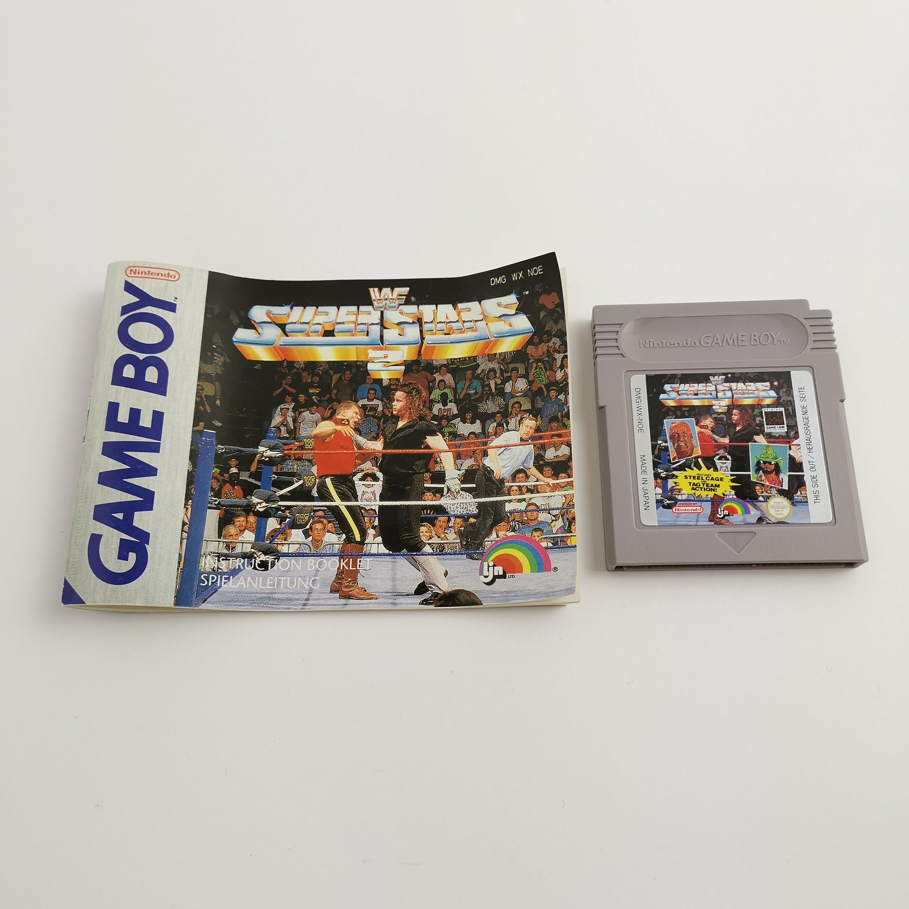 Nintendo Gameboy Classic Spiel " WWF Superstars 2 " Game Boy Wrestling | OVP NOE