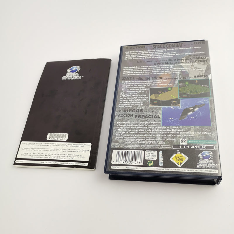 Sega Saturn game "Shockwave Assault" SegaSaturn SS | Original packaging | PAL