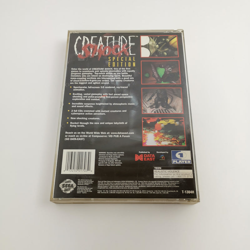 Sega Saturn game "Creature Shock Special Edition" OVP | NTSC-U/C USA
