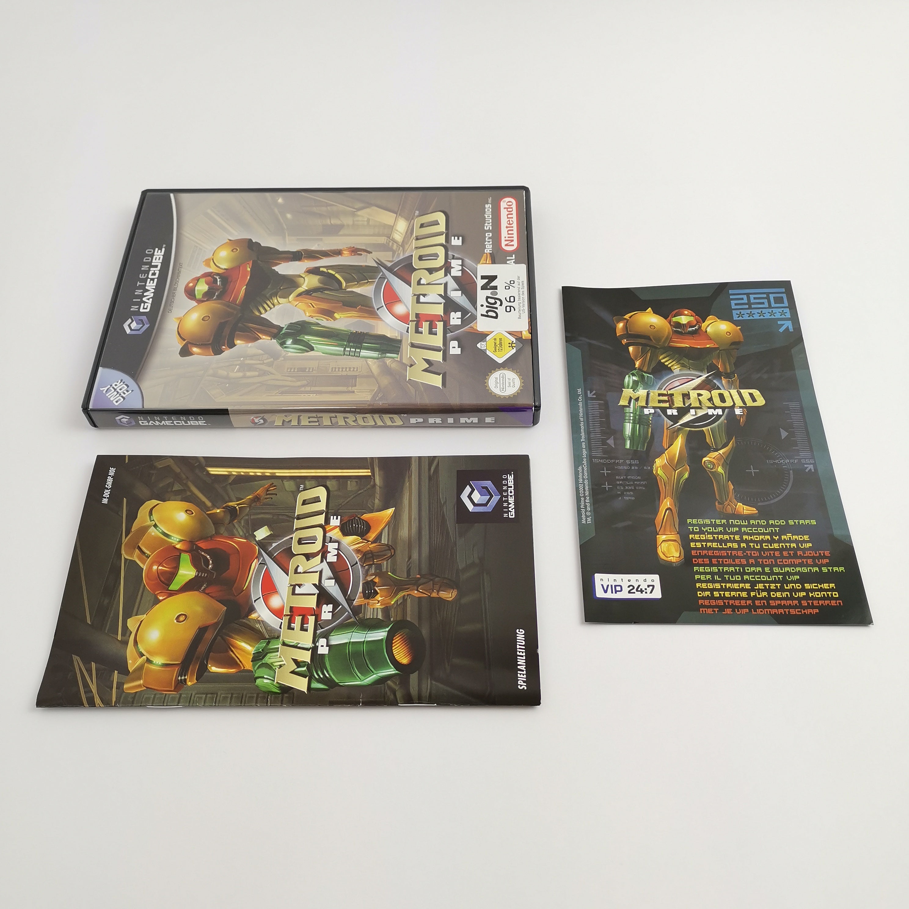 Nintendo Gamecube Spiel " Metroid Prime " GC Game Cube OVP deutsche PAL Version