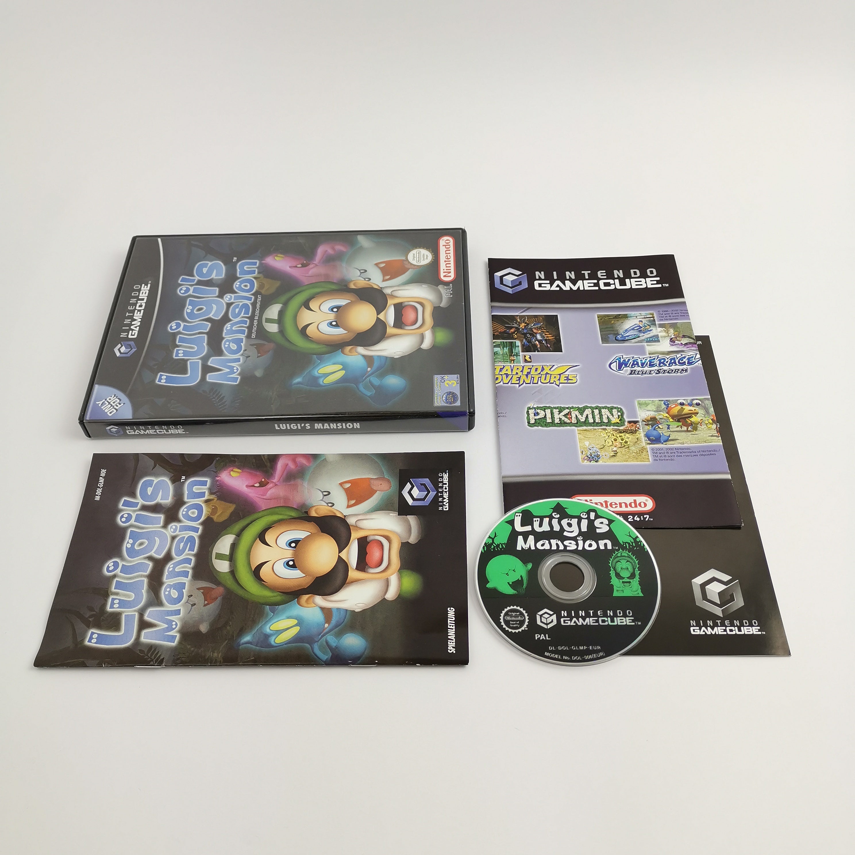 Nintendo Gamecube Spiel " Luigis Mansion " OVP dt. PAL | sehr guter Zustand
