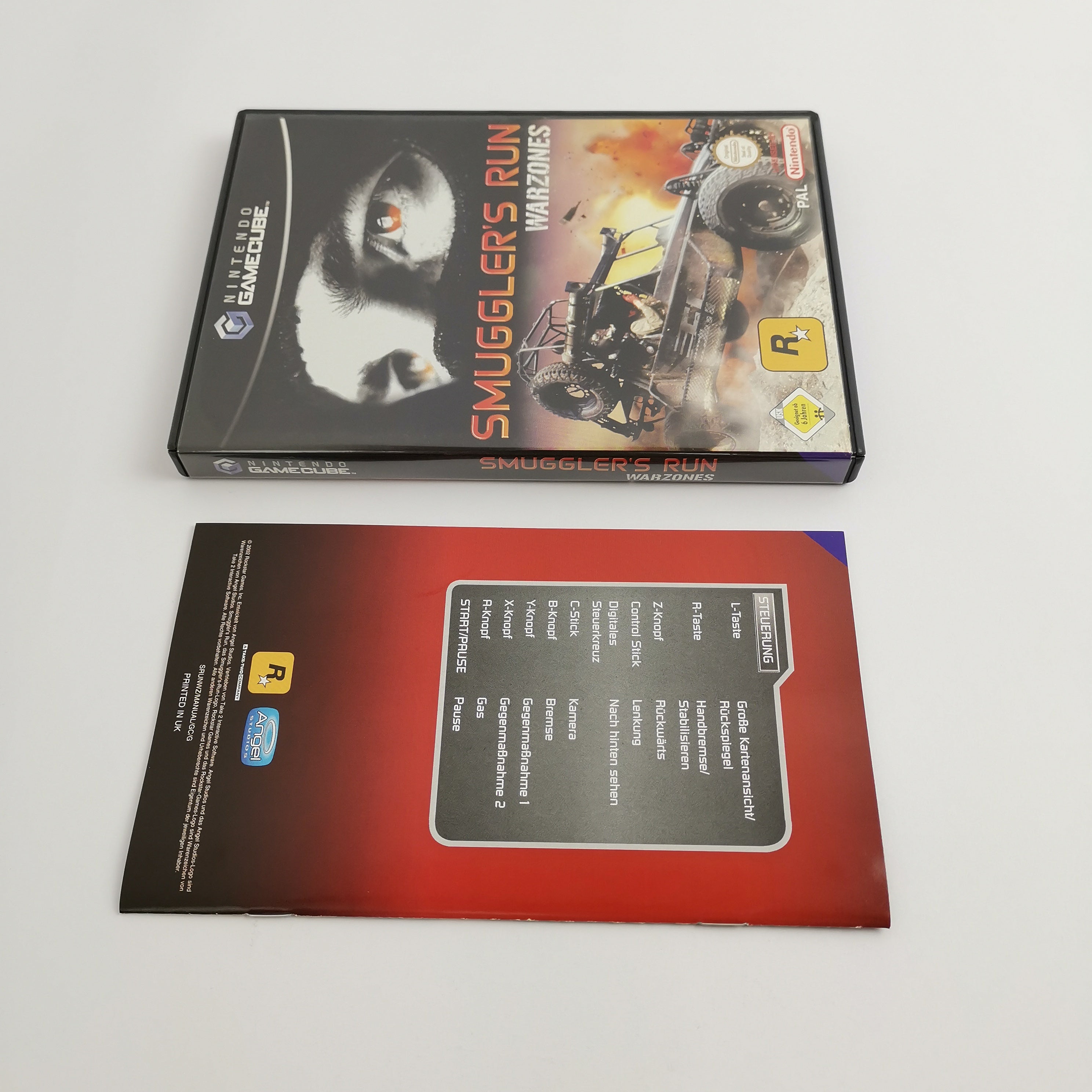 Nintendo Gamecube Spiel " Smugglers Run Warzones " GC Game Cube NOE | DE OVP