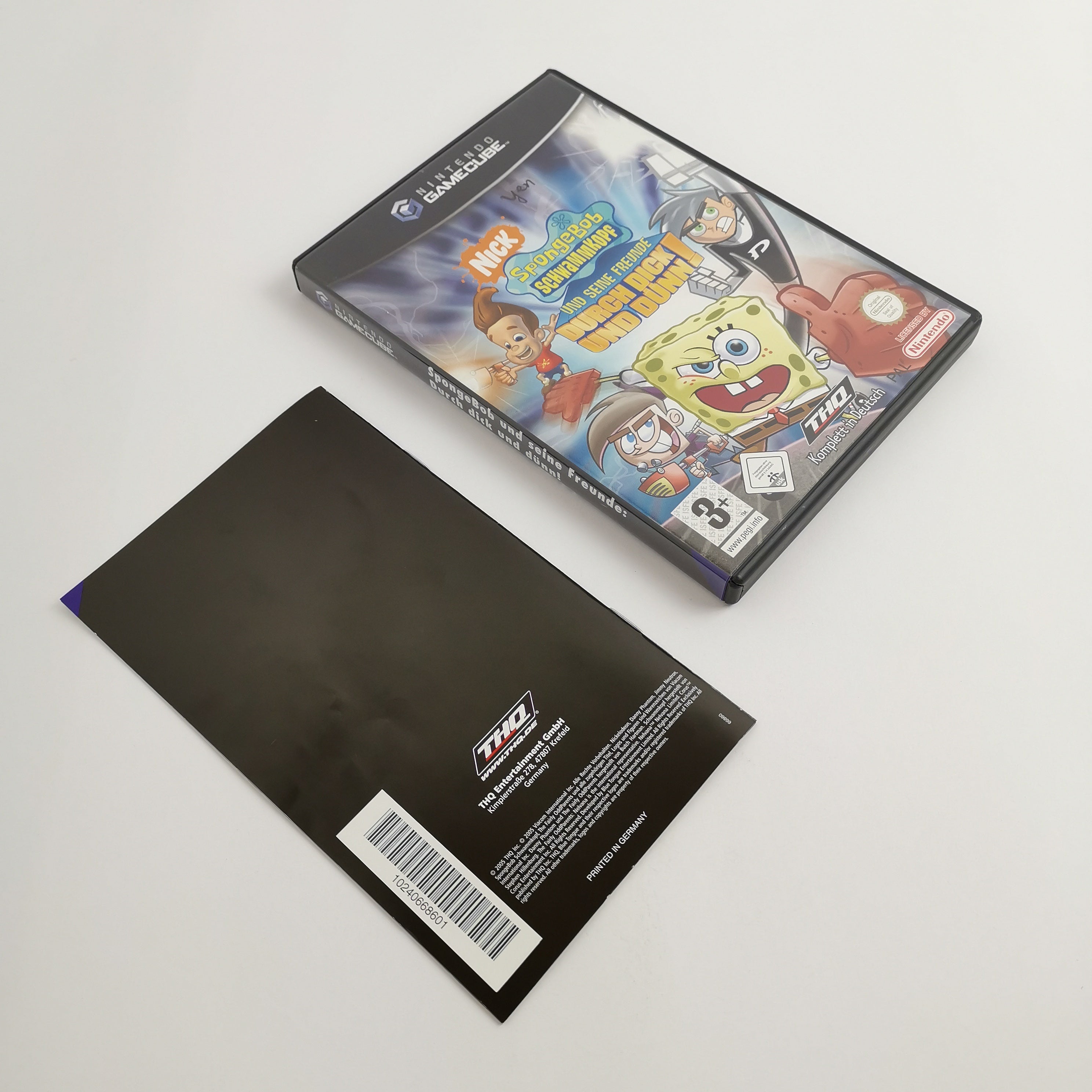 Nintendo Gamecube Spiel " Spongebob Schwammkopf und seine Freunde " PAL NOE OVP