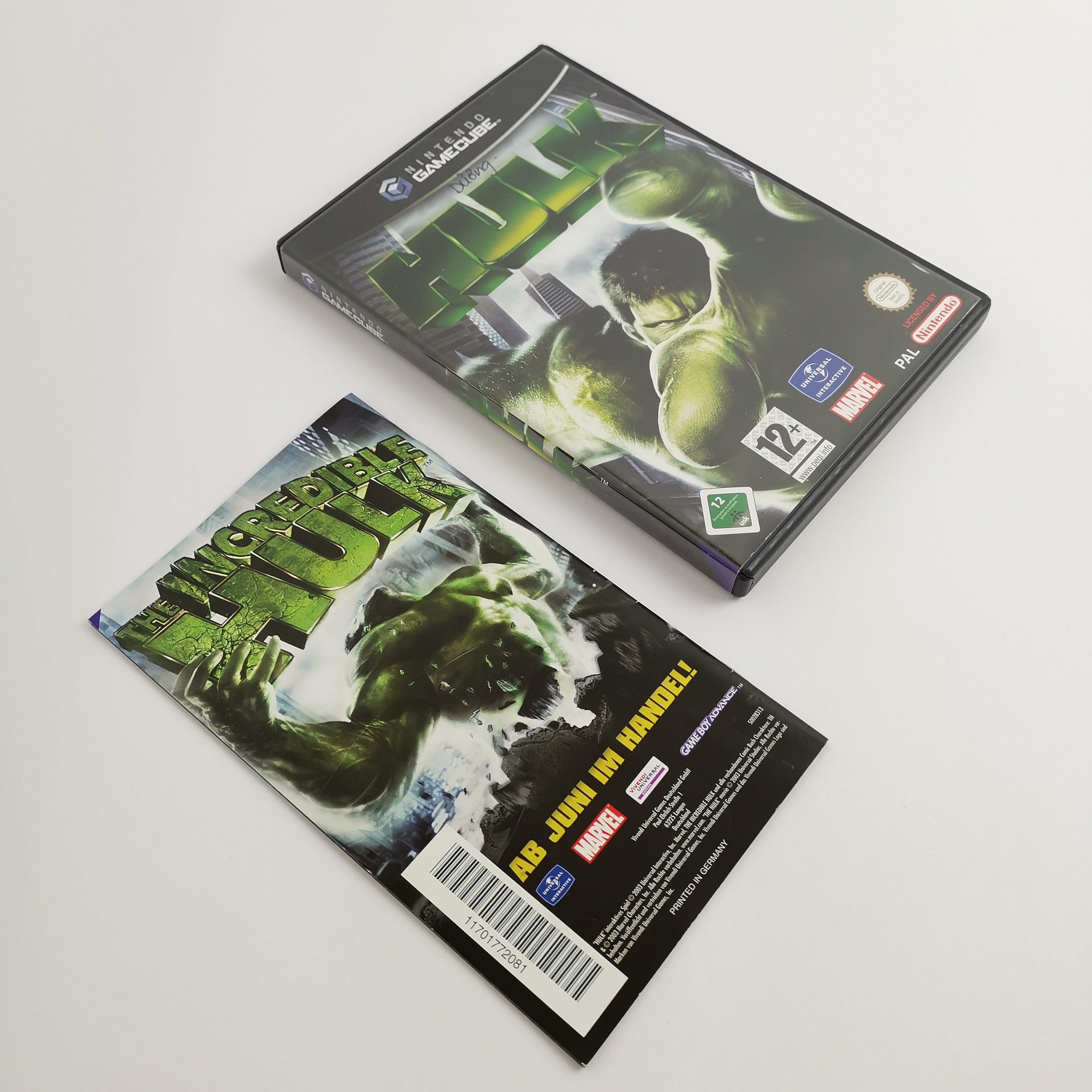 Nintendo Gamecube Spiel " HULK " GC Game Cube OVP | PAL NOE