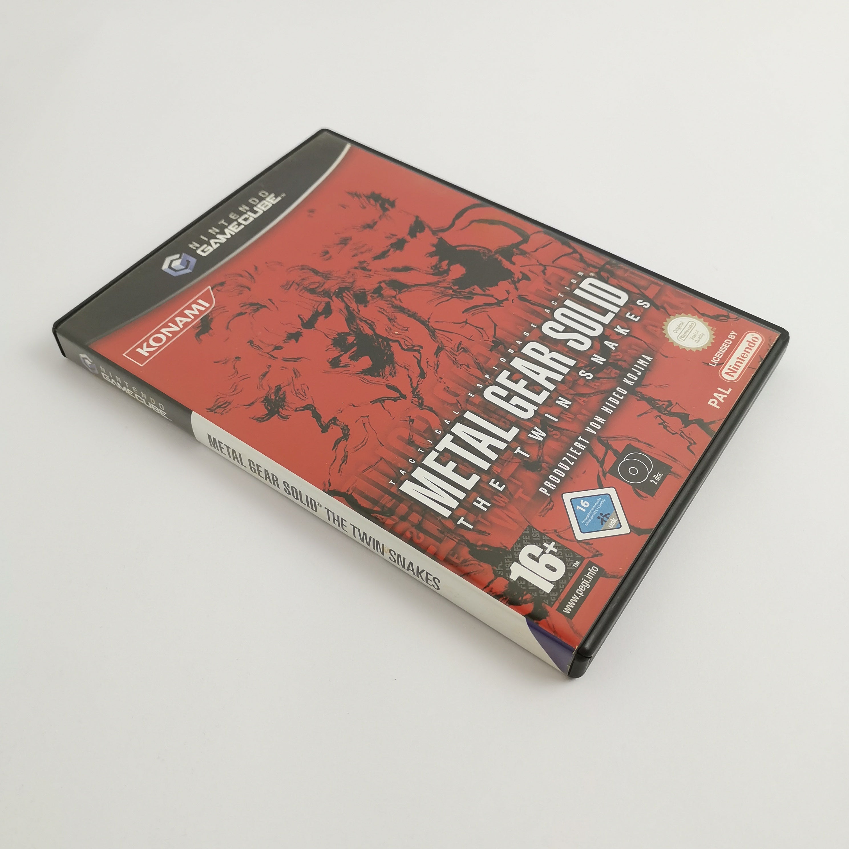Nintendo Gamecube Spiel " Metal Gear Solid The Twin Snakes " GC OVP | PAL NOE