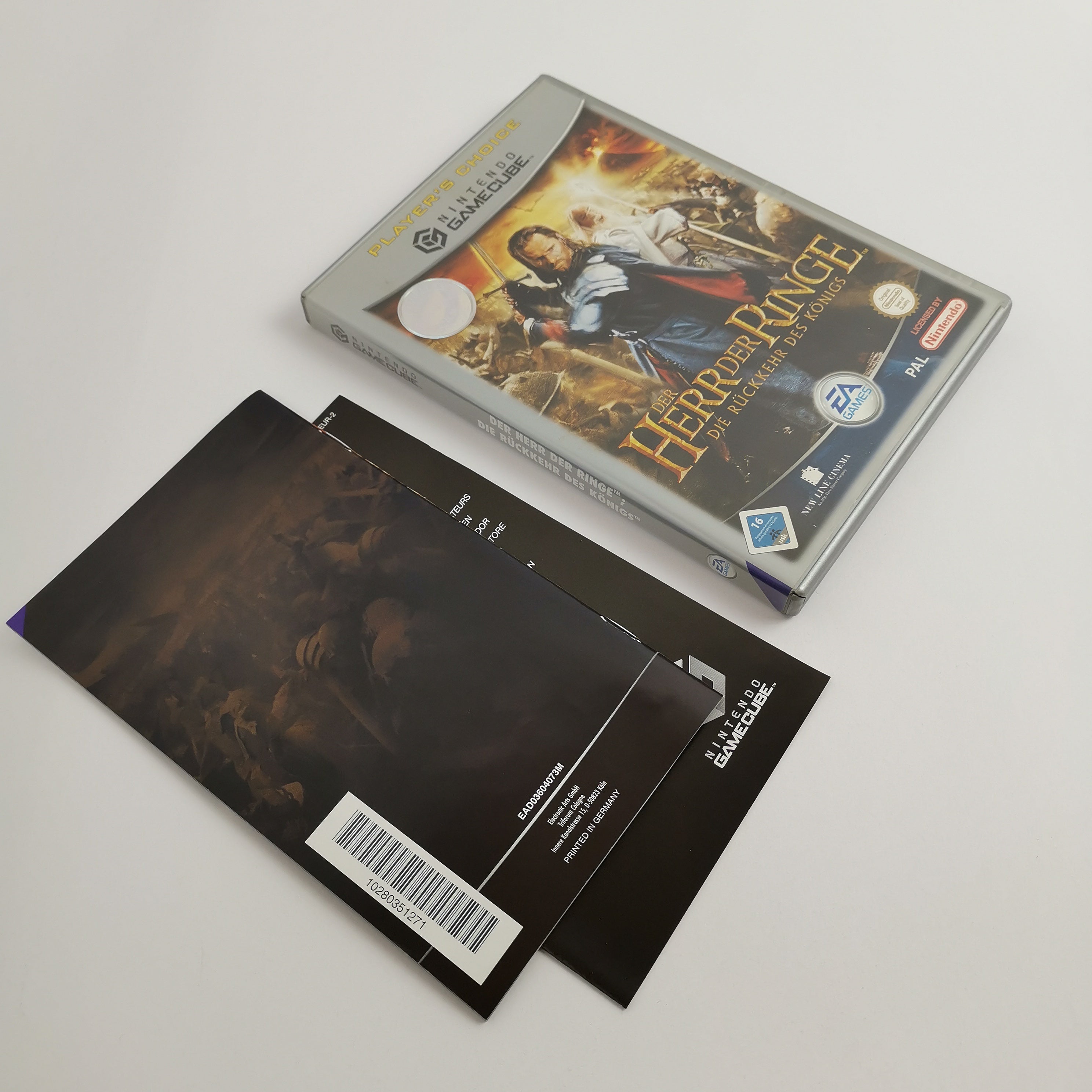 Nintendo Gamecube Spiel " Der Herr Der Ringe die Rückkehr des Königs " OVP PAL