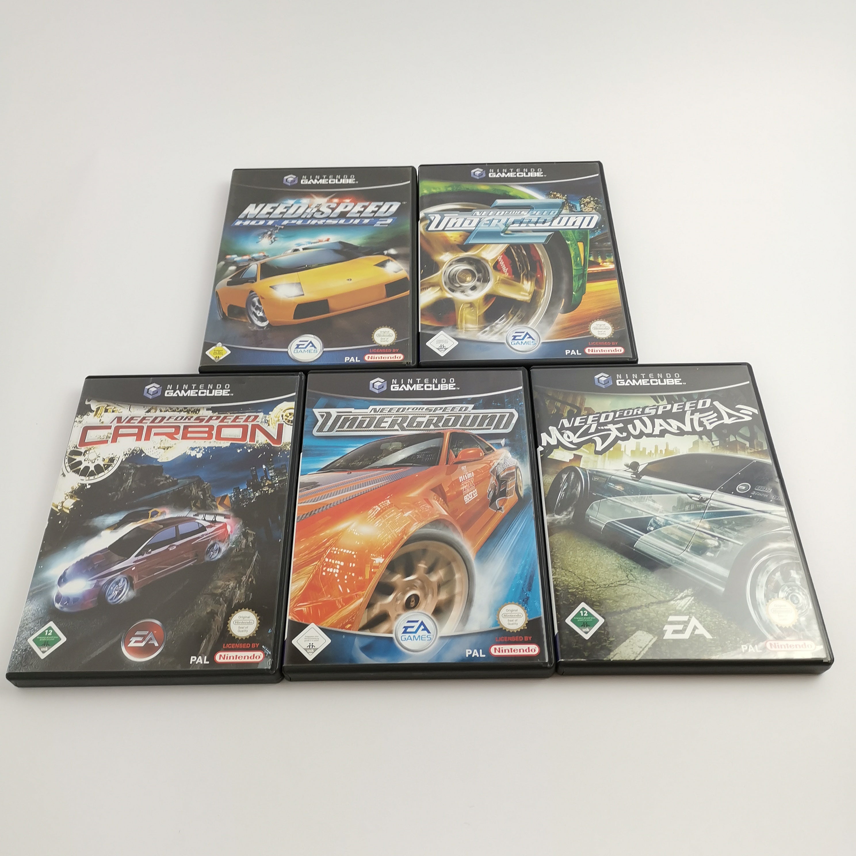 Nintendo Gamecube Spiele " 5 Need for Speed Spiele " Bundle Set | OVP PAL