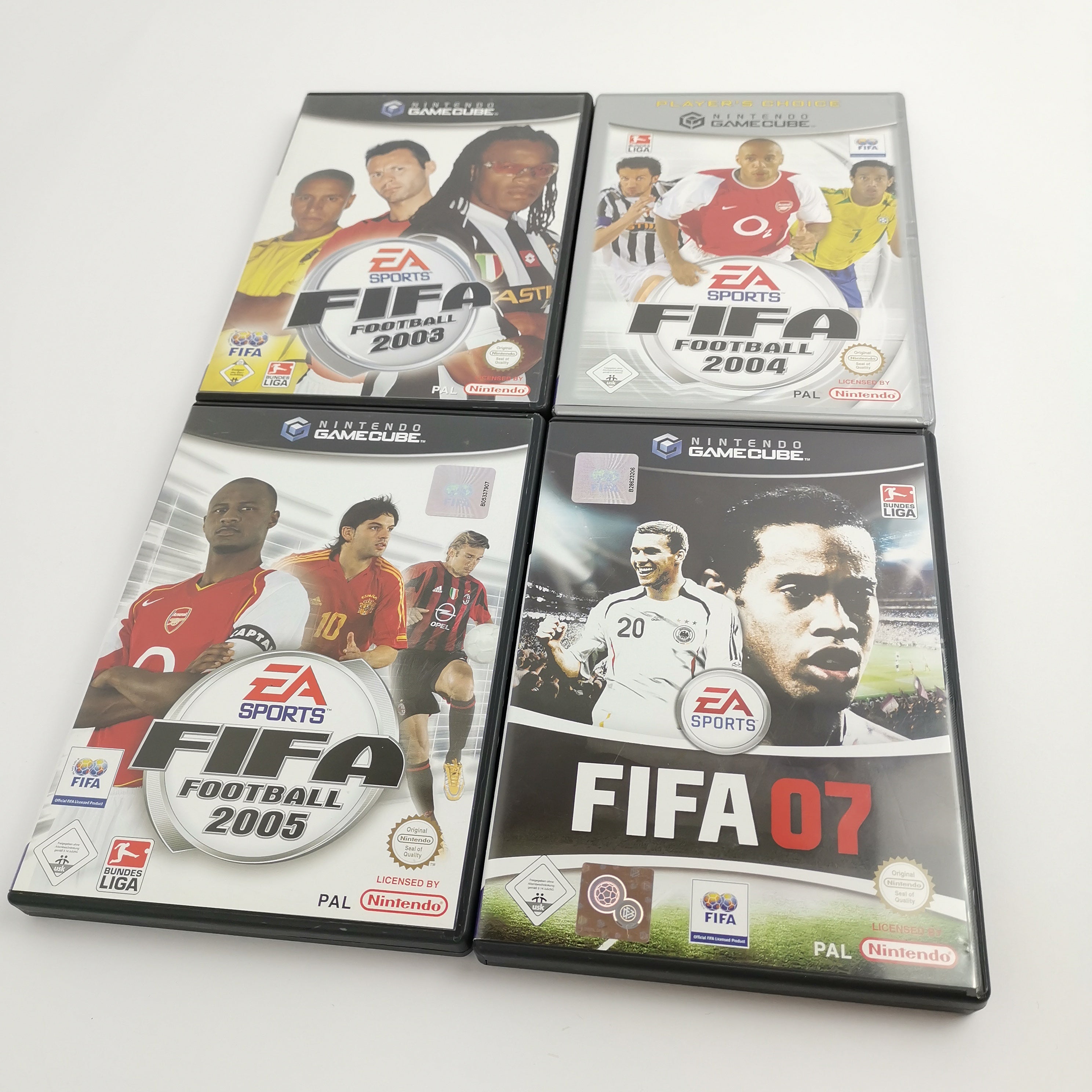 Nintendo Gamecube Spiele " 4 Fifa Spiele " Bundle Set Fußball | OVP PAL