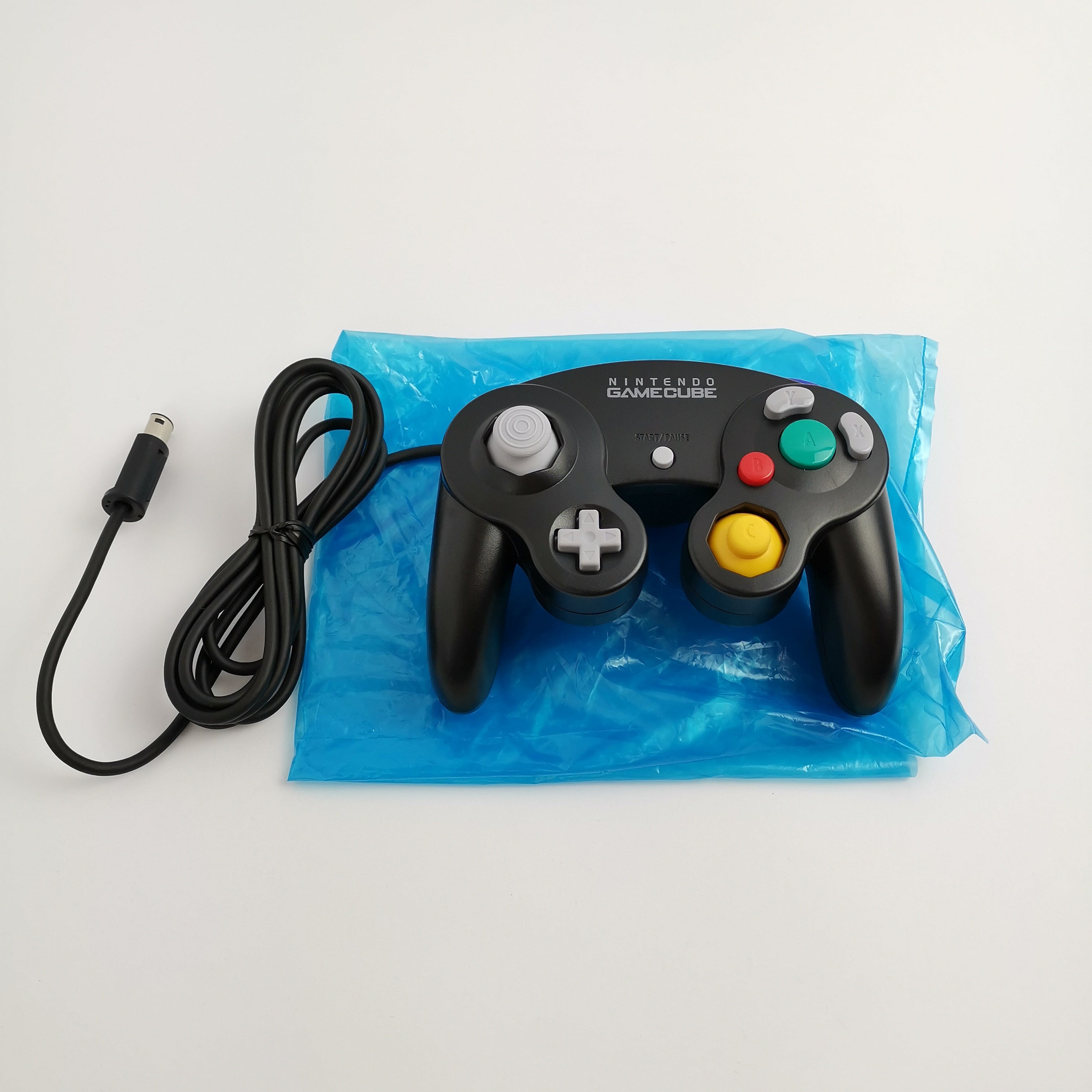 Nintendo Gamecube Controller " Schwarz / Black " New old Stock | NEU NEW OVP