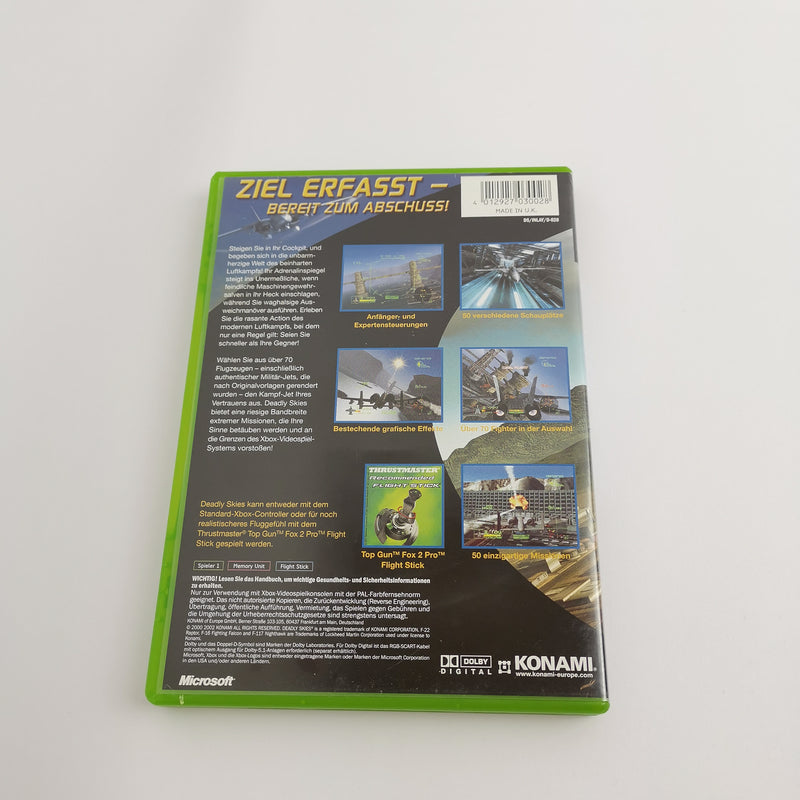Microsoft Xbox Classic Spiel " Deadly Skies " DE PAL Version | OVP Konami