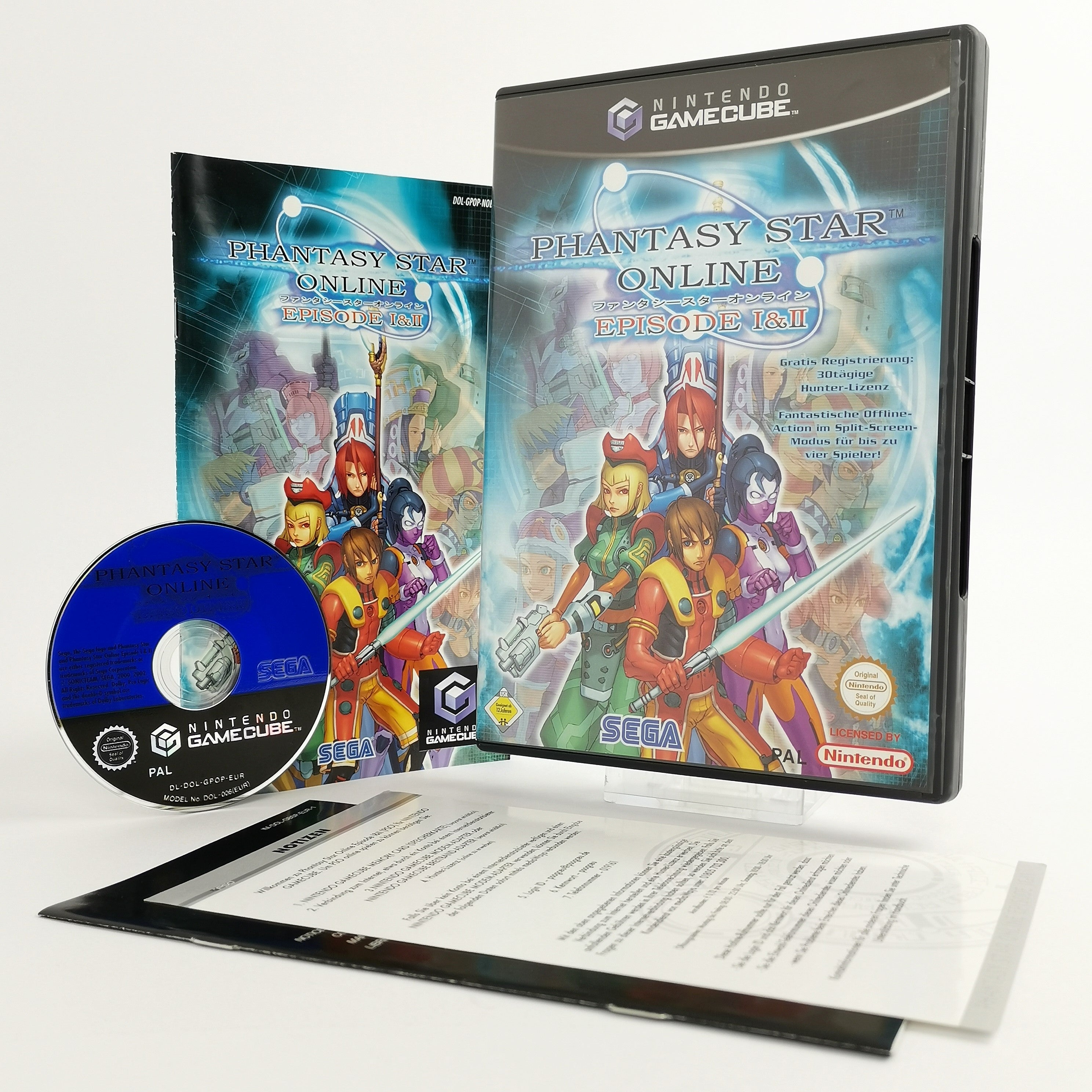 Nintendo Gamecube : Phantasy Star Online Episode I & II | dt. PAL - OVP - SEGA