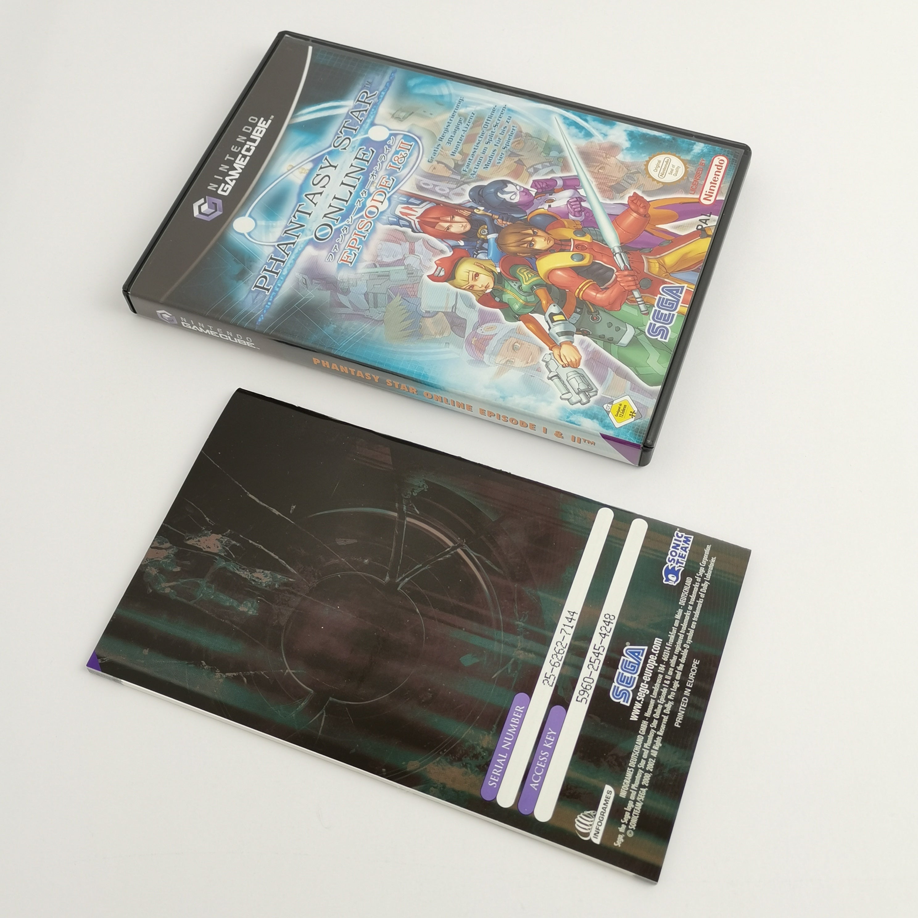 Nintendo Gamecube : Phantasy Star Online Episode I & II | dt. PAL - OVP - SEGA