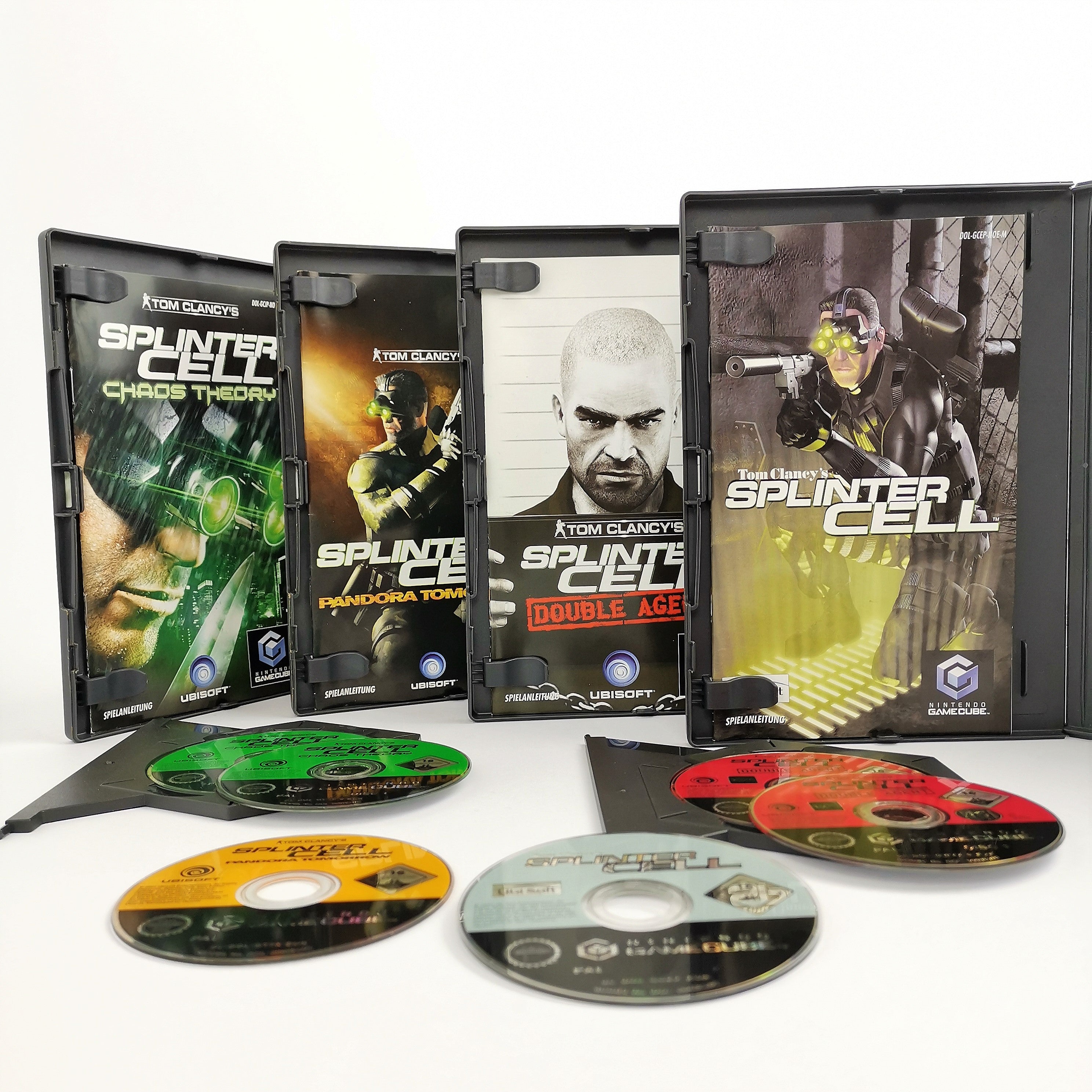 Nintendo Gamecube Spiele : Splinter Cell Bundle | 4 Spiele als Set - Ubisoft PAL