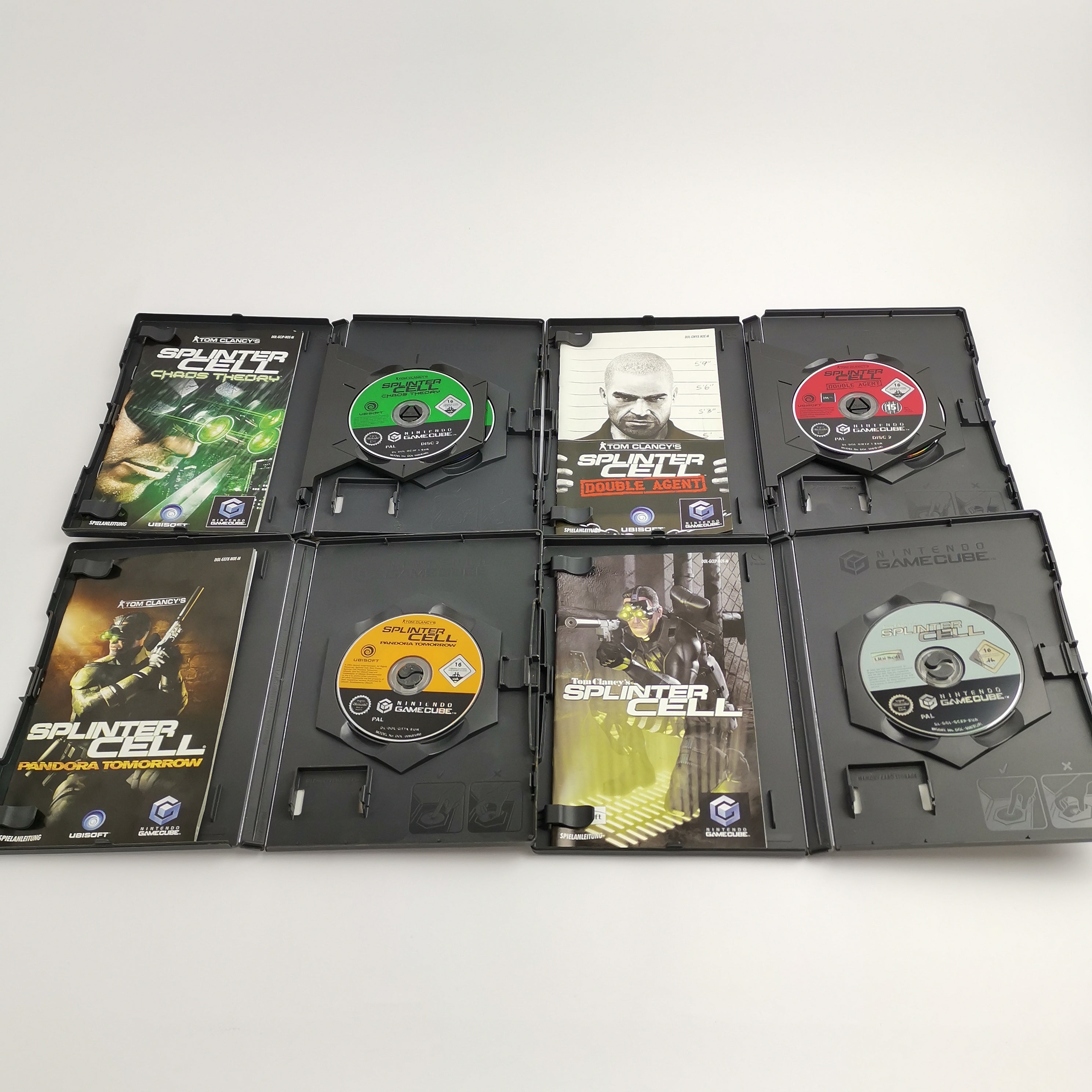 Nintendo Gamecube Spiele : Splinter Cell Bundle | 4 Spiele als Set - Ubisoft PAL