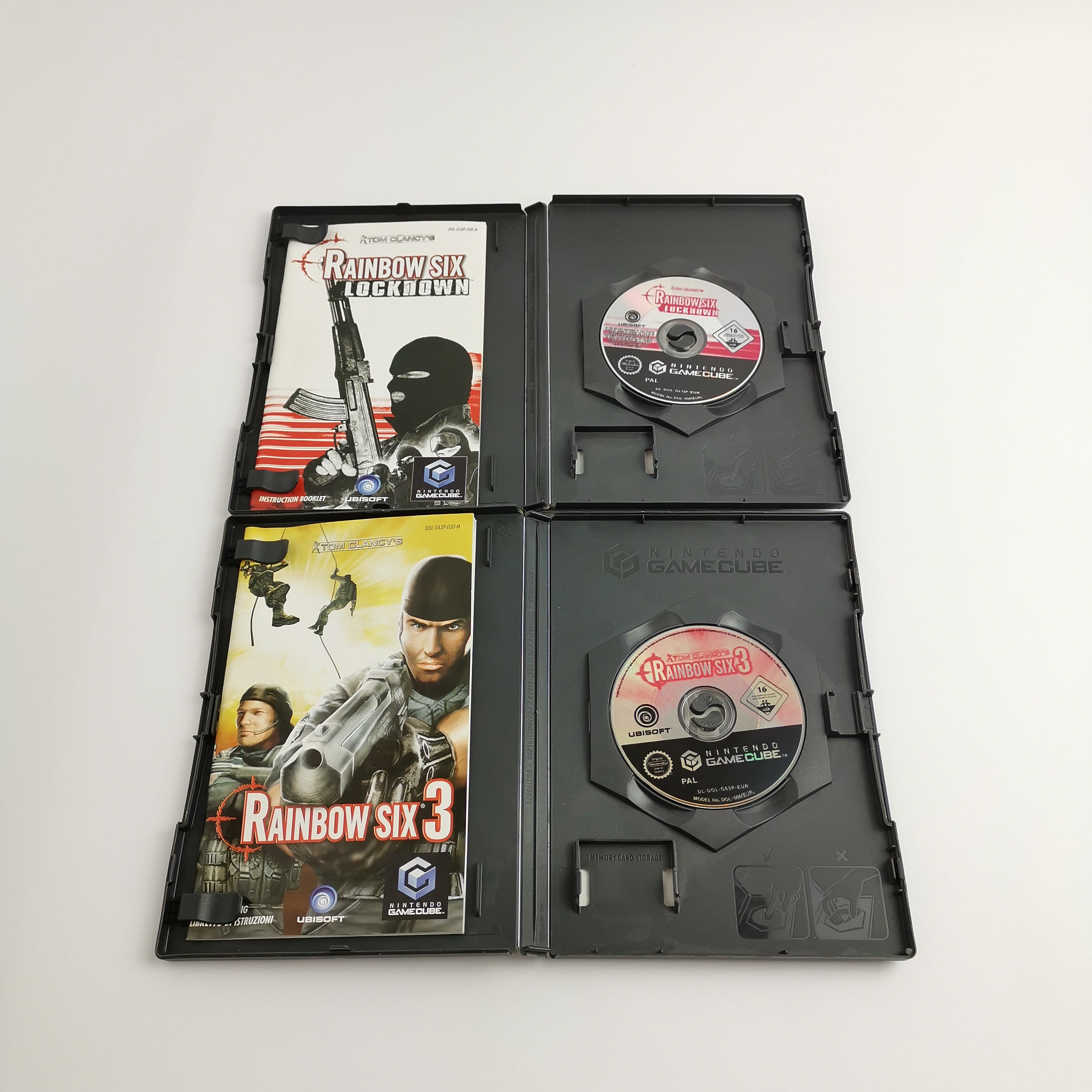 Nintendo Gamecube Spiele : Rainbow Six Lockdown & Rainbow Six 3 | Bundle OVP PAL