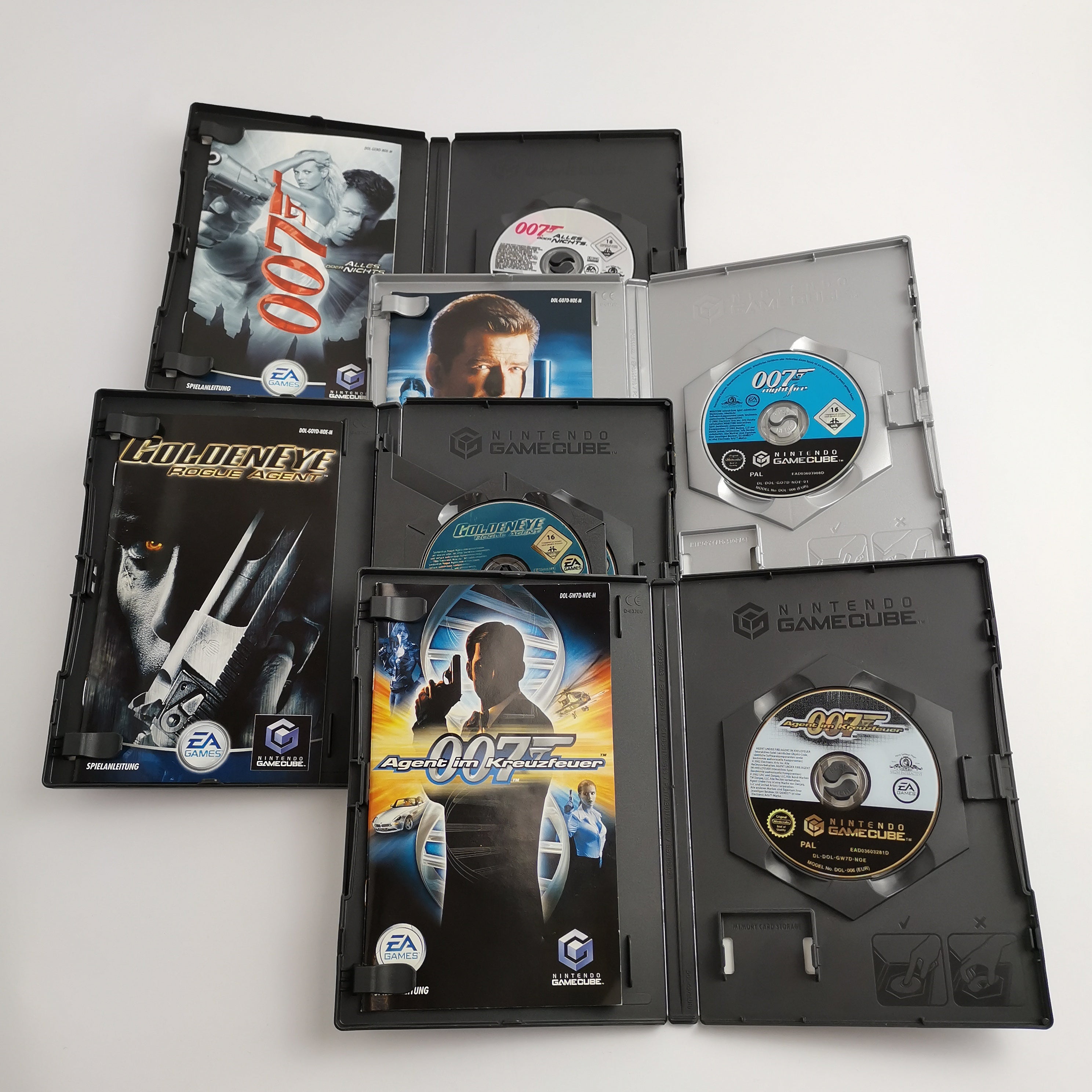 Nintendo Gamecube Spiele : James Bond 007 - Bundle | 4 Spiele im Set - OVP PAL