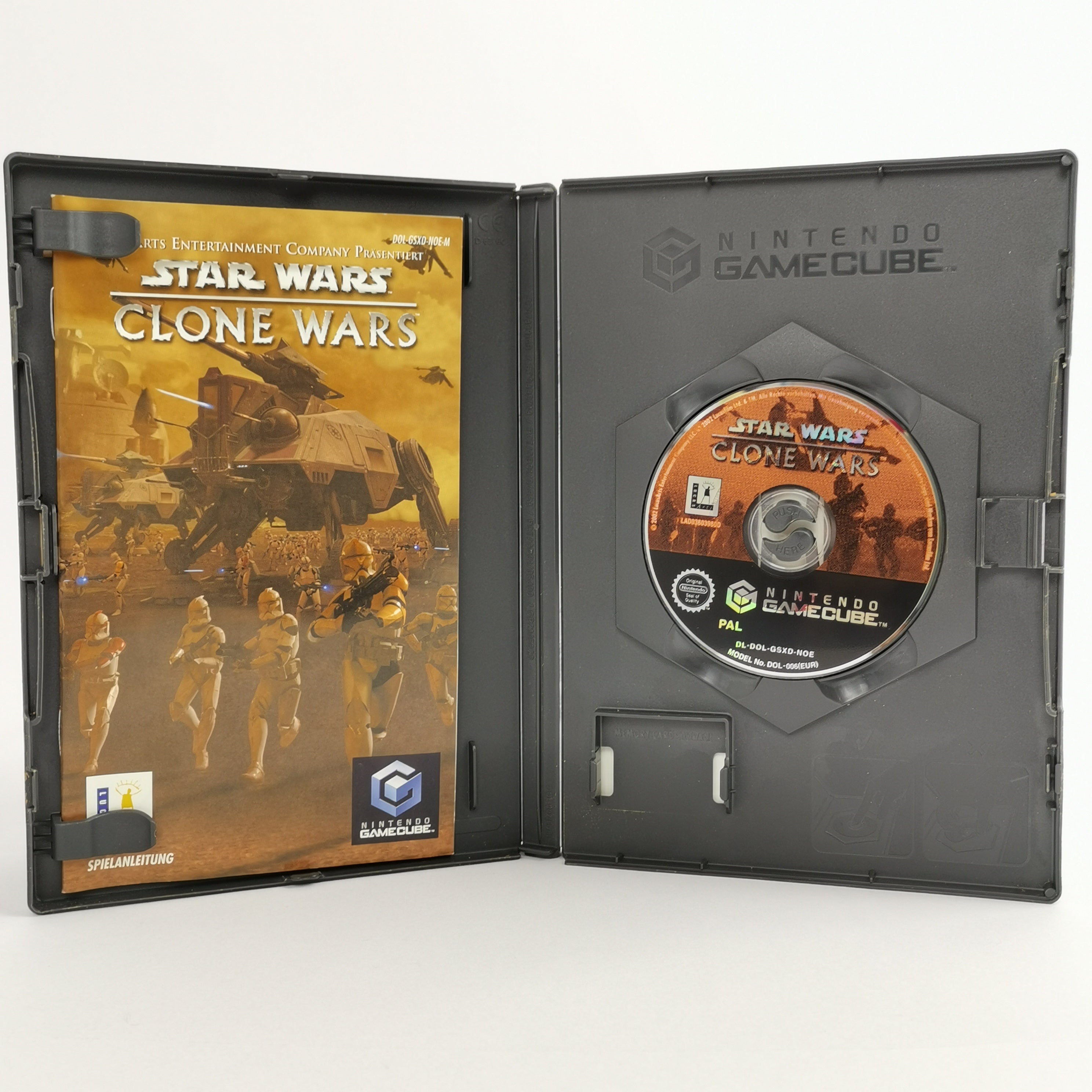 Nintendo Gamecube Spiele : Star Wars Jedi Outcast & Starwars Clone Wars - OVP
