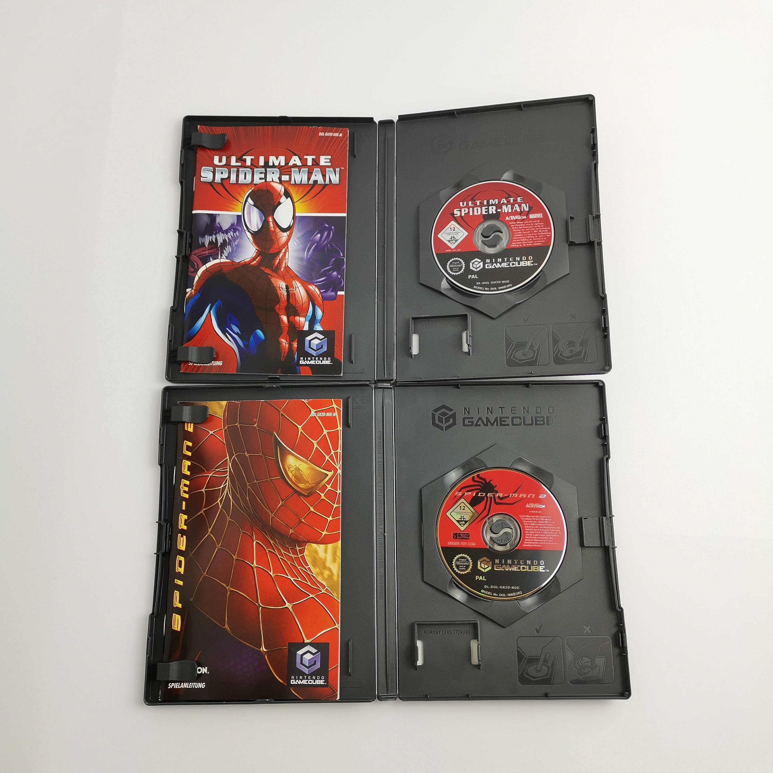 Nintendo Gamecube Spiele : Ultimate Spider-Man & Spider-Man 2 | Spiderman OVP