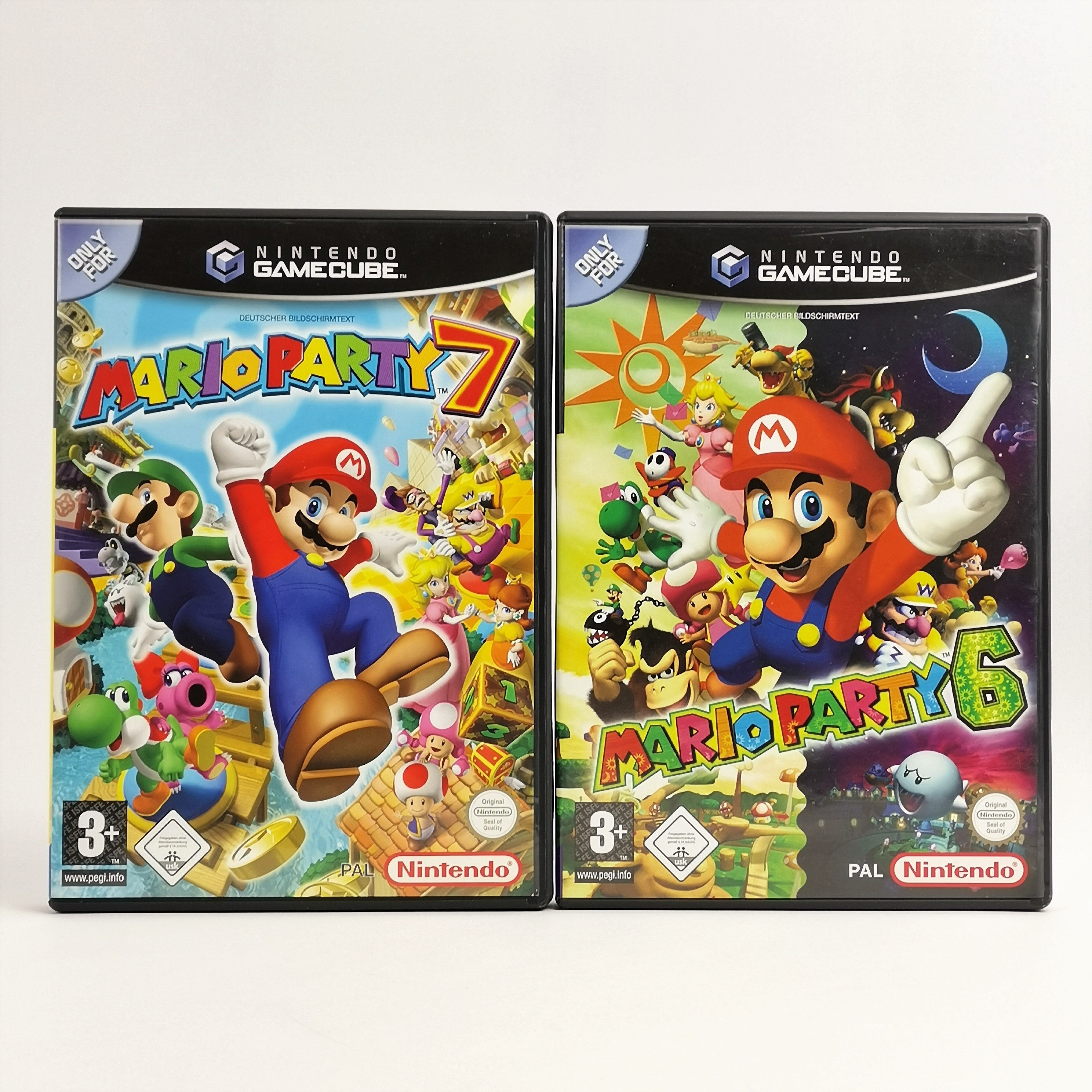 Nintendo Gamecube Spiele : Mario Party 6 & Mario Party 7 - Bundle | OVP dt. PAL