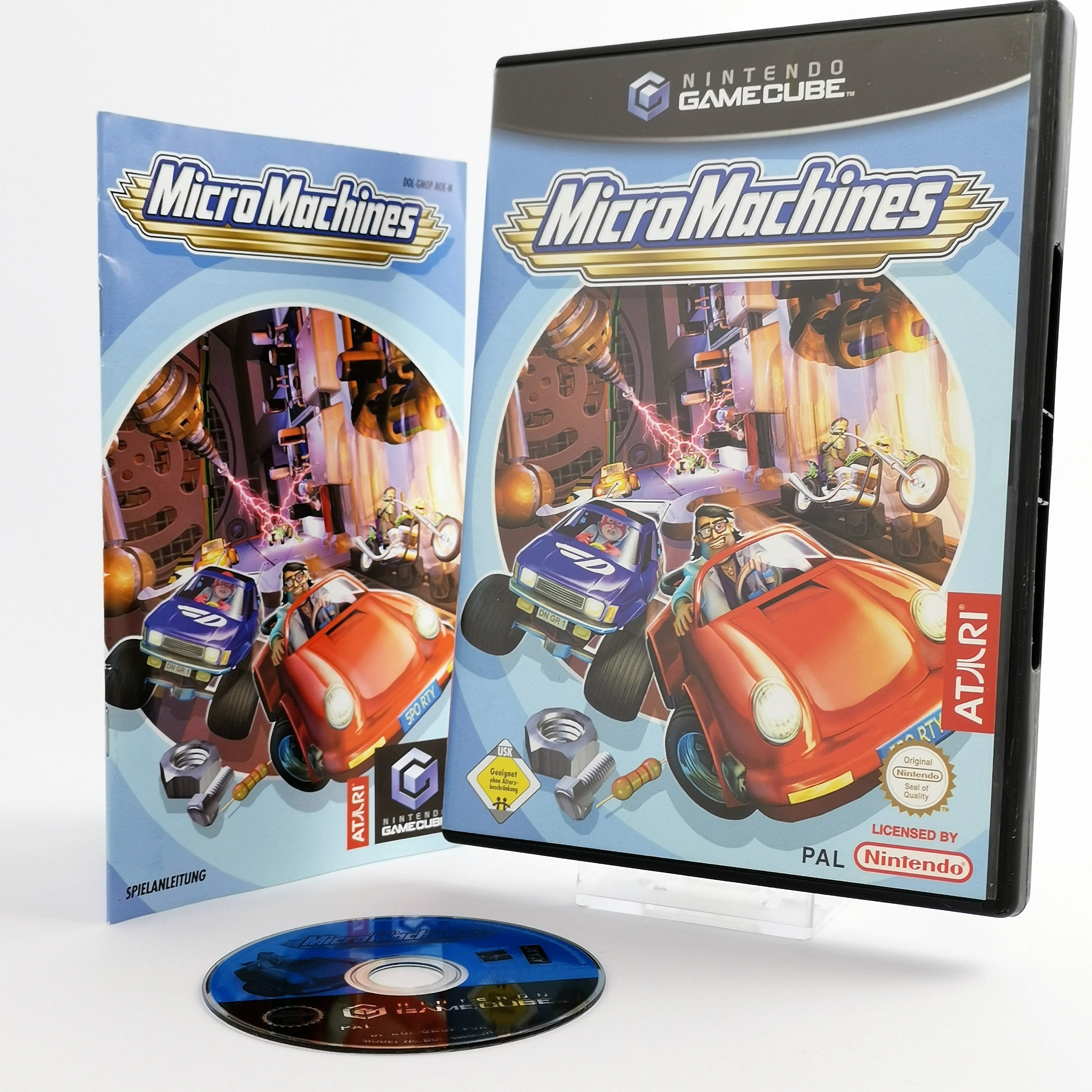 Nintendo Gamecube Spiel : Micro Machines - Atari | dt. PAL Version OVP