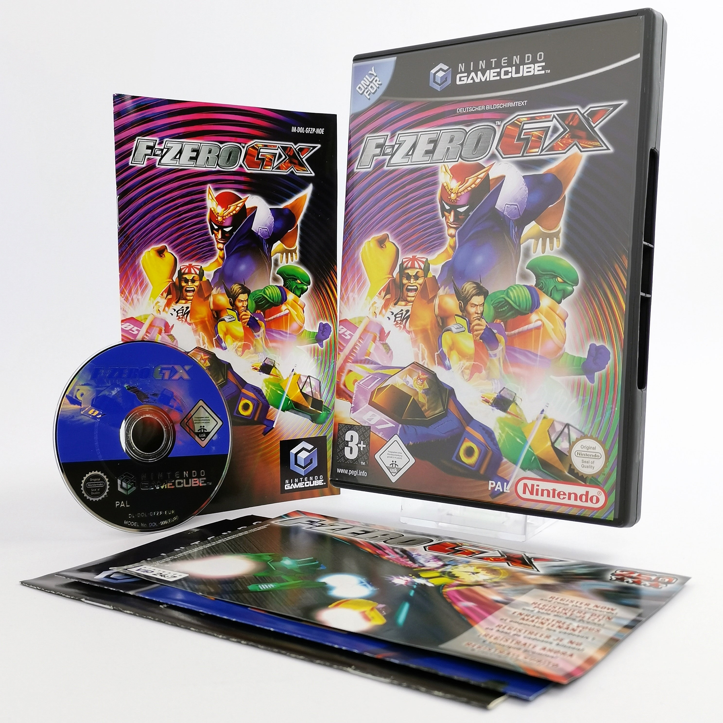 Nintendo Gamecube Spiel : F-Zero GX | dt. PAL Version - OVP inkl. VIP Code