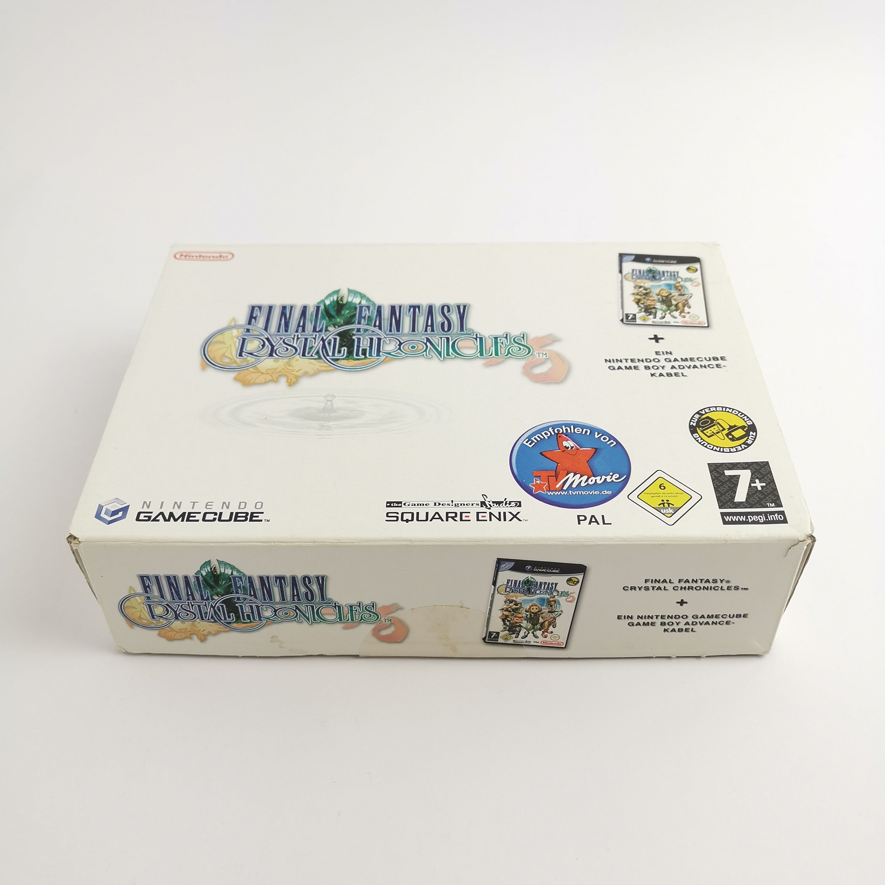 Nintendo Gamecube Spiel : Final Fantasy Crystal Chronicles - Box + GBA Kabel OVP