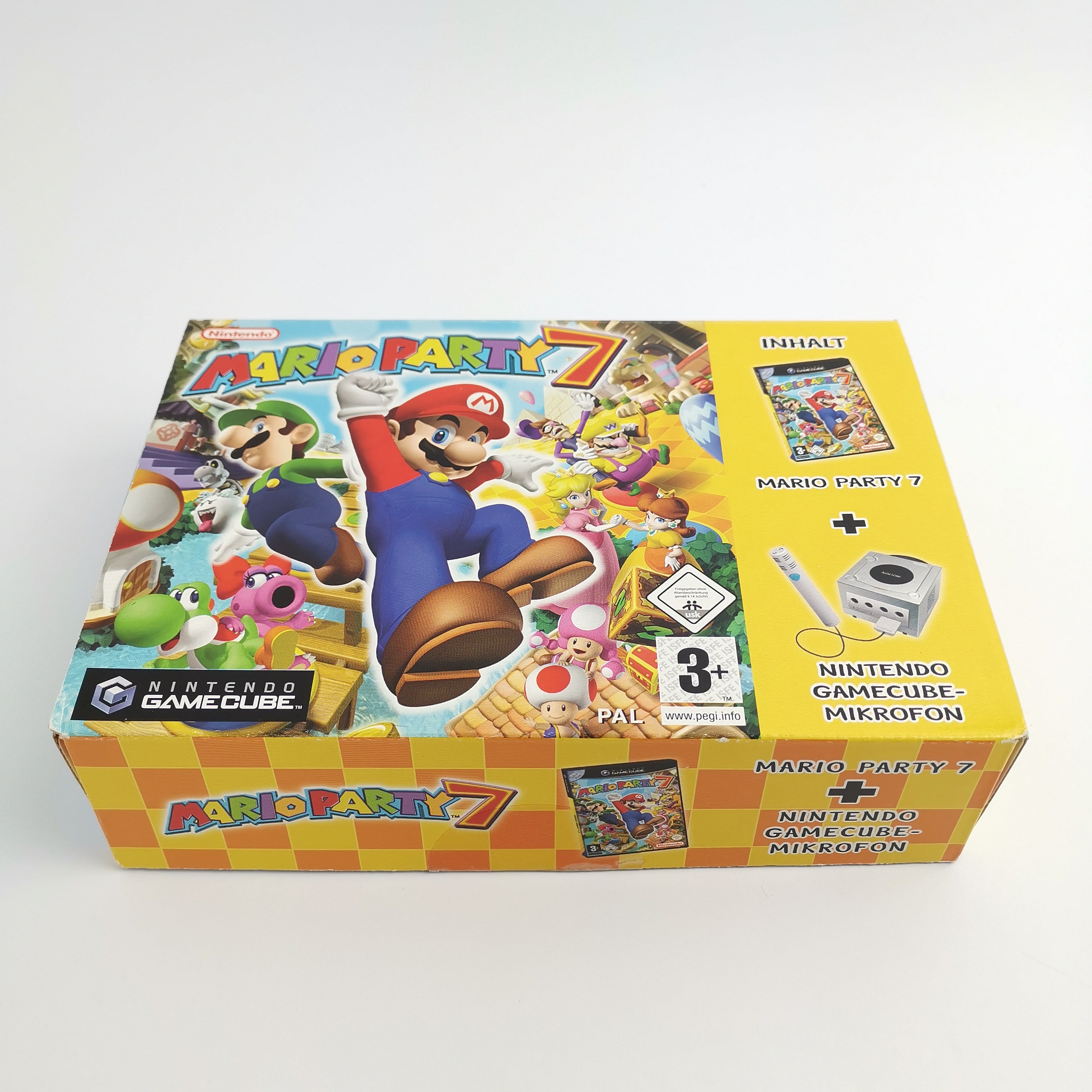 Nintendo Gamecube Spiel : Mario Party 7 + Mikrofon (Neu) - Box Set | OVP dt. PAL